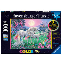 Ravensburger Unicorns in the Moonlight 100 Pc Puzzle