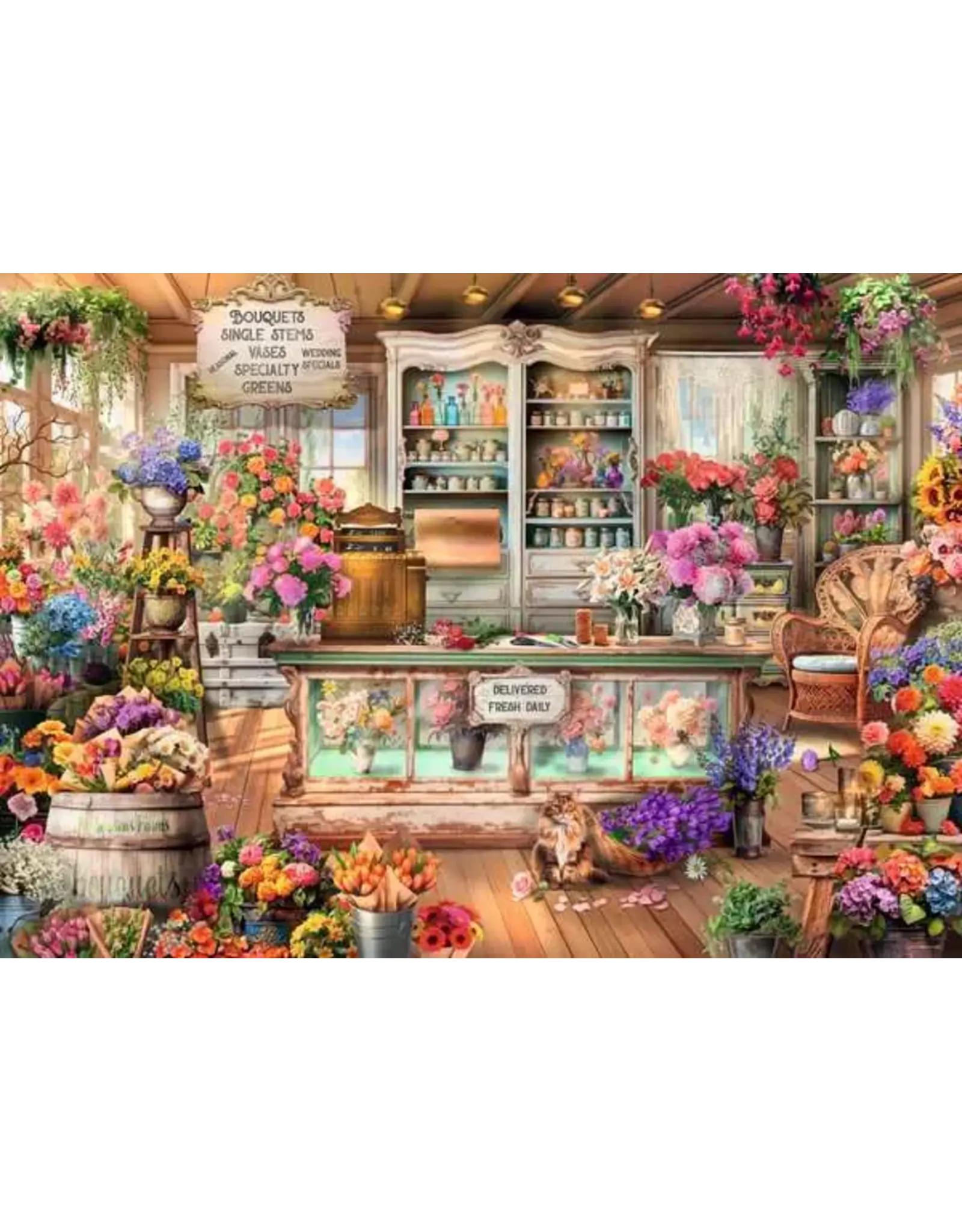 Ravensburger All Seasons Flower Shop 1000 Pc Puzzle