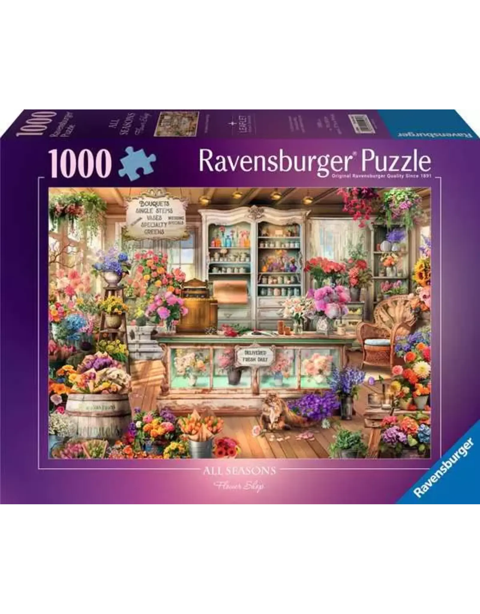 Ravensburger All Seasons Flower Shop 1000 Pc Puzzle