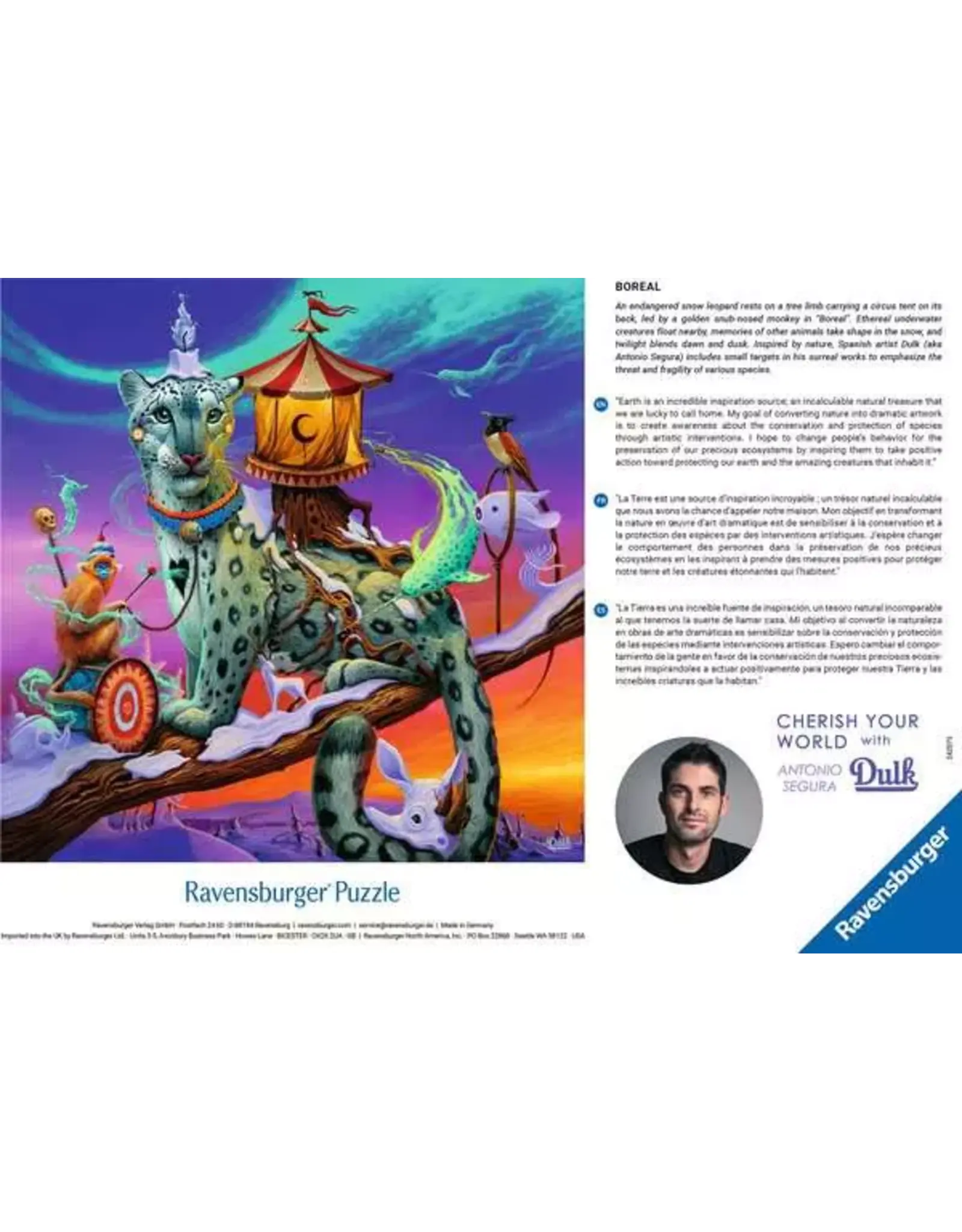 Ravensburger Cherish Your World with Dulk: Boreal 500 Pcs Puzzle