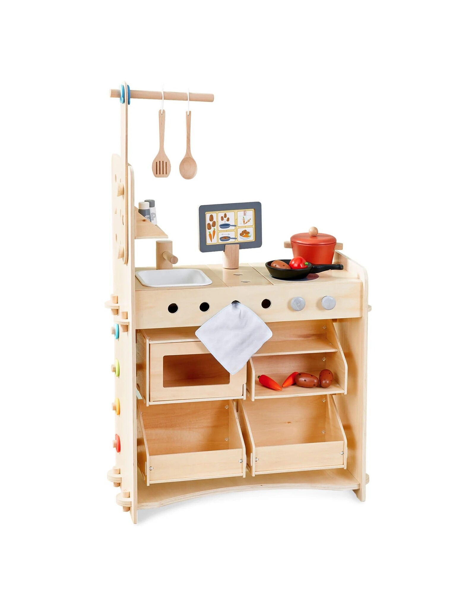 HABA Creative Play 3 in 1 – Play Kitchen, Store & Workshop