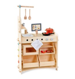 HABA Creative Play 3 in 1 – Play Kitchen, Store & Workshop