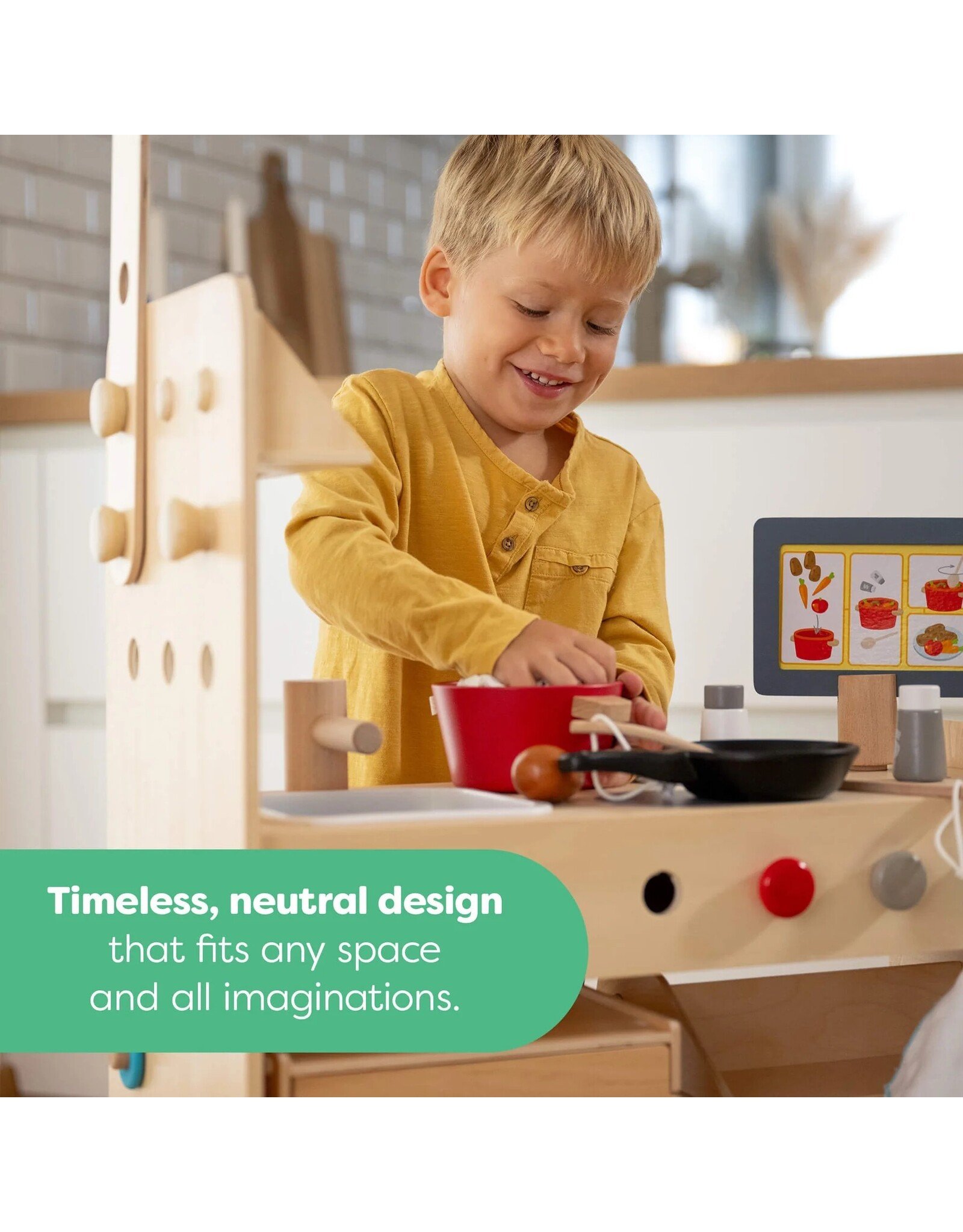 HABA Creative Play 3 in 1 – Play Kitchen, Store & Workshop
