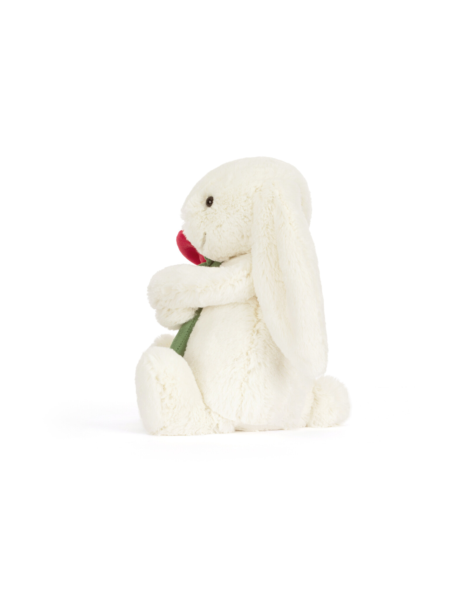 Jellycat Cream Bunny with Rose