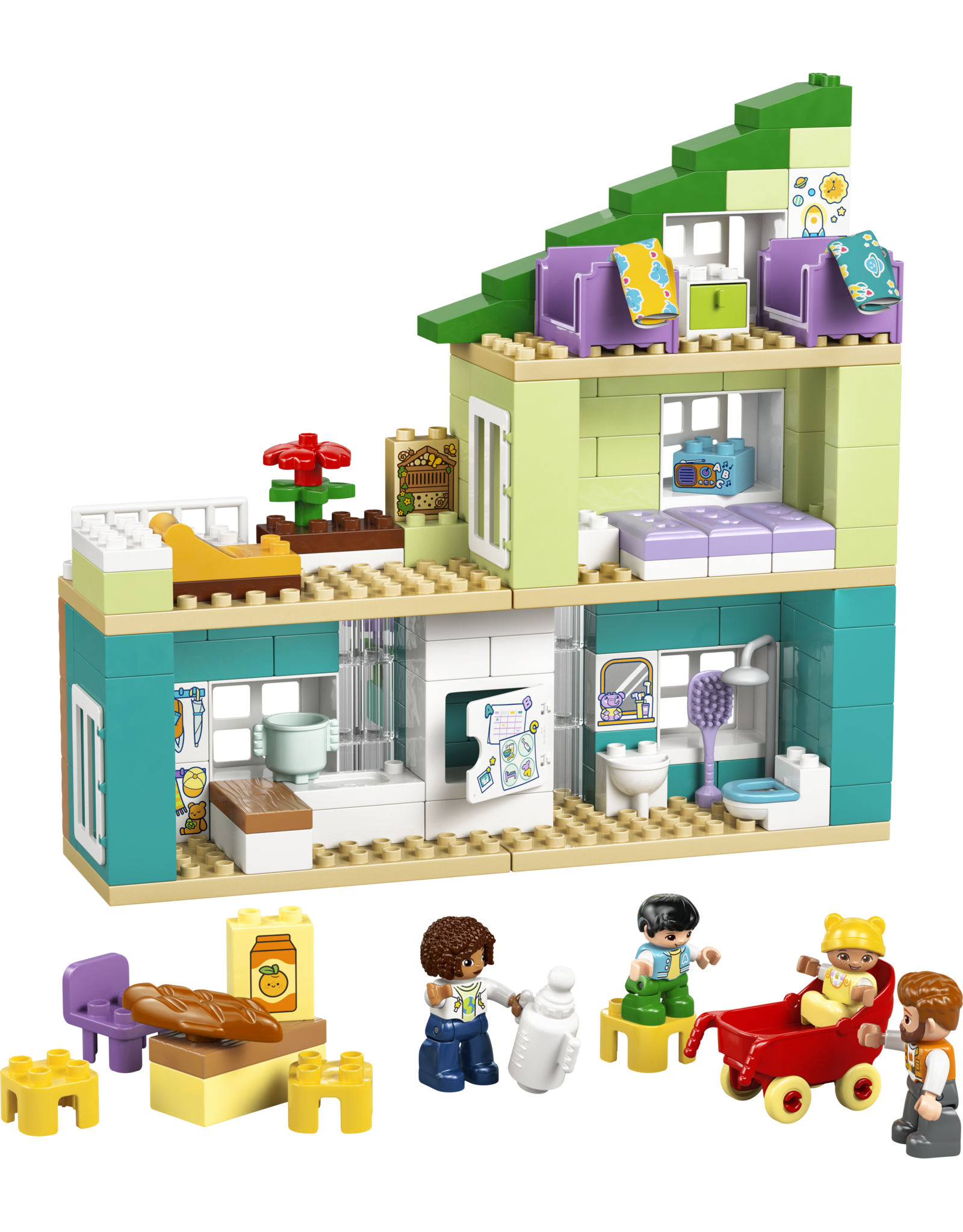 LEGO DUPLO Town 10470 3 in 1 Modern Family House with Figures