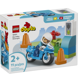 LEGO DUPLO Town 10471 Blue Police Motorcycle