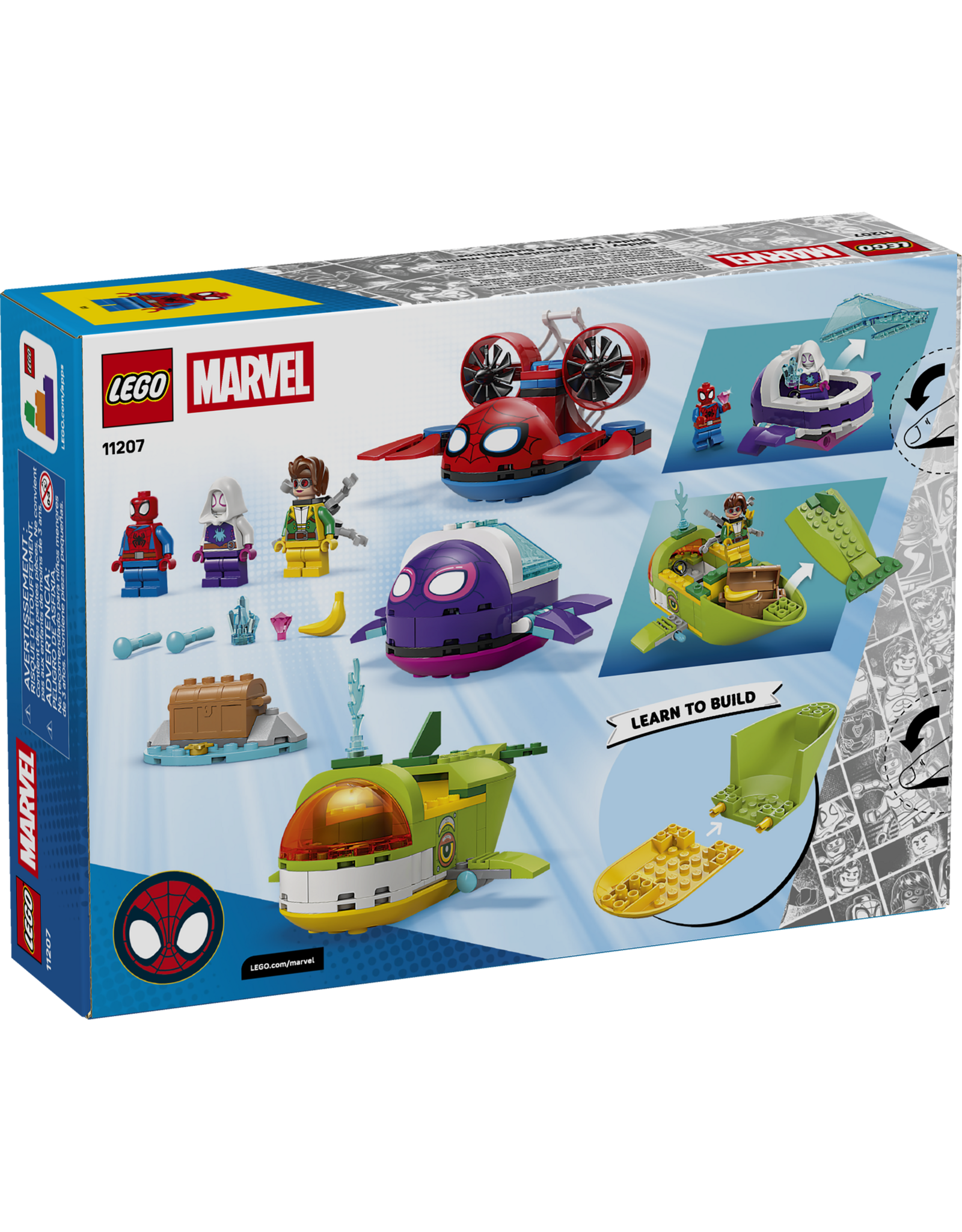 LEGO Marvel Spidey And His Amazing Friends 11207 Spidey: Underwater Vehicles