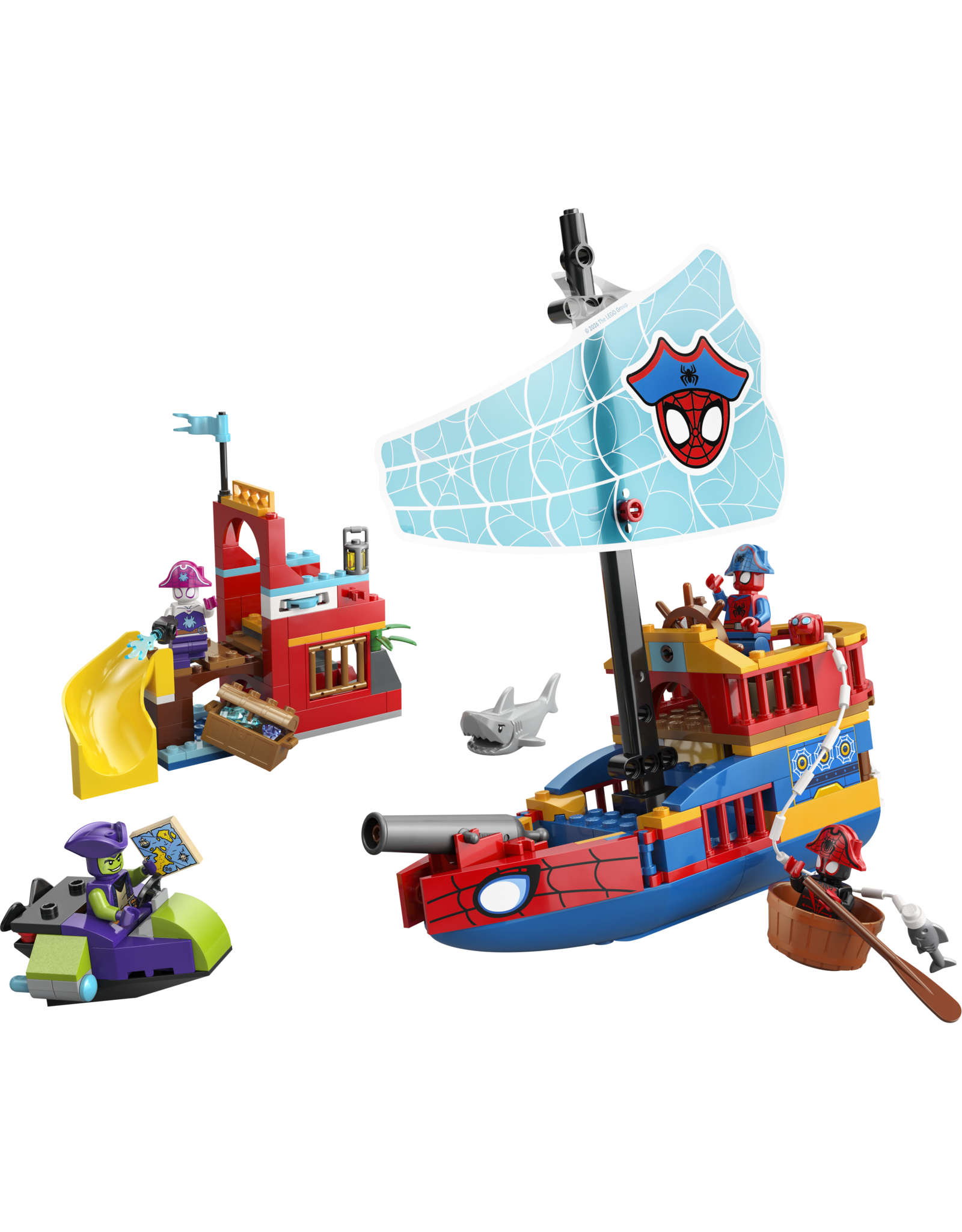 LEGO Marvel Spidey And His Amazing Friends 11208 Team Spidey Pirate Ship