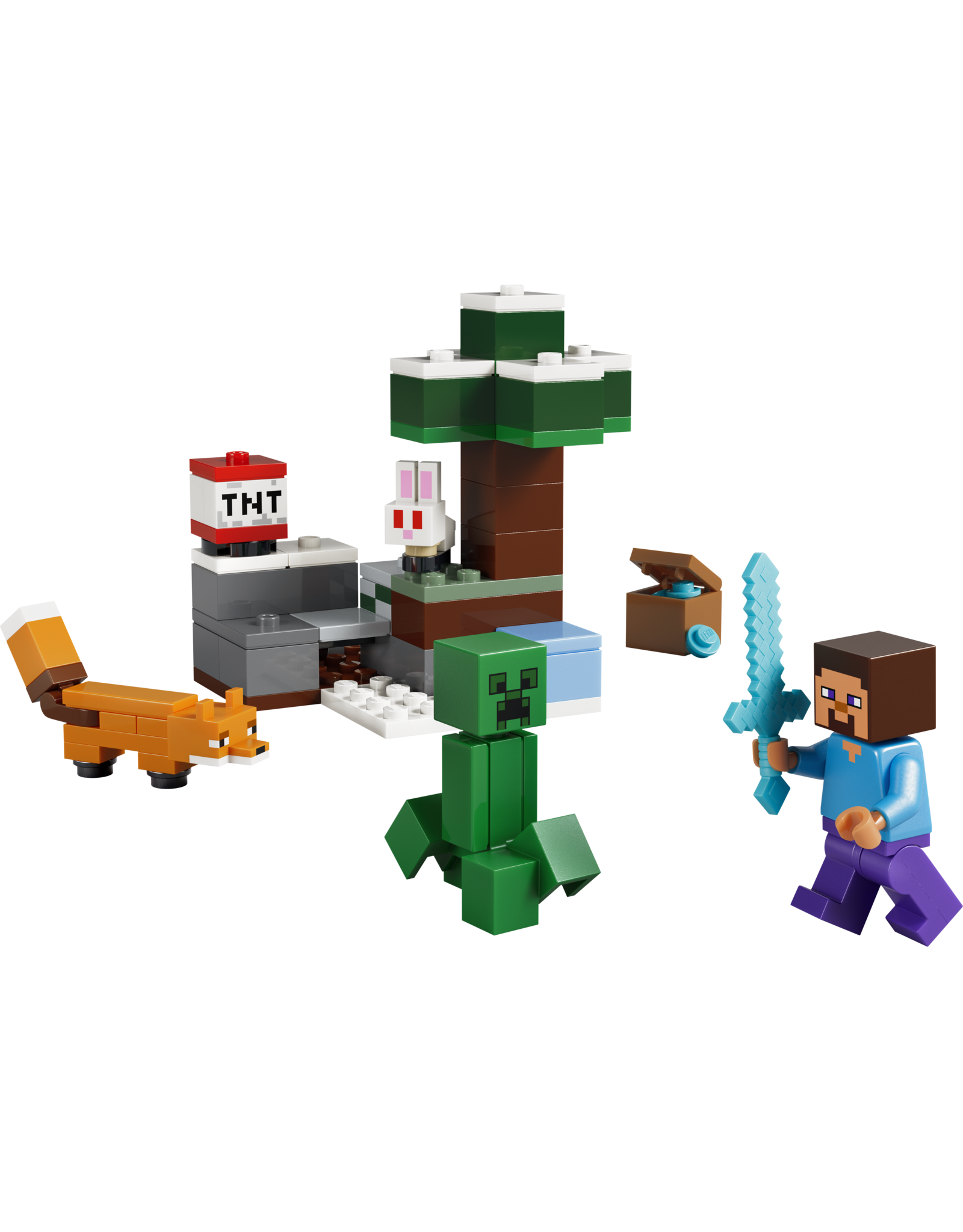 LEGO Minecraft 21583 Steve's Taiga Adventure