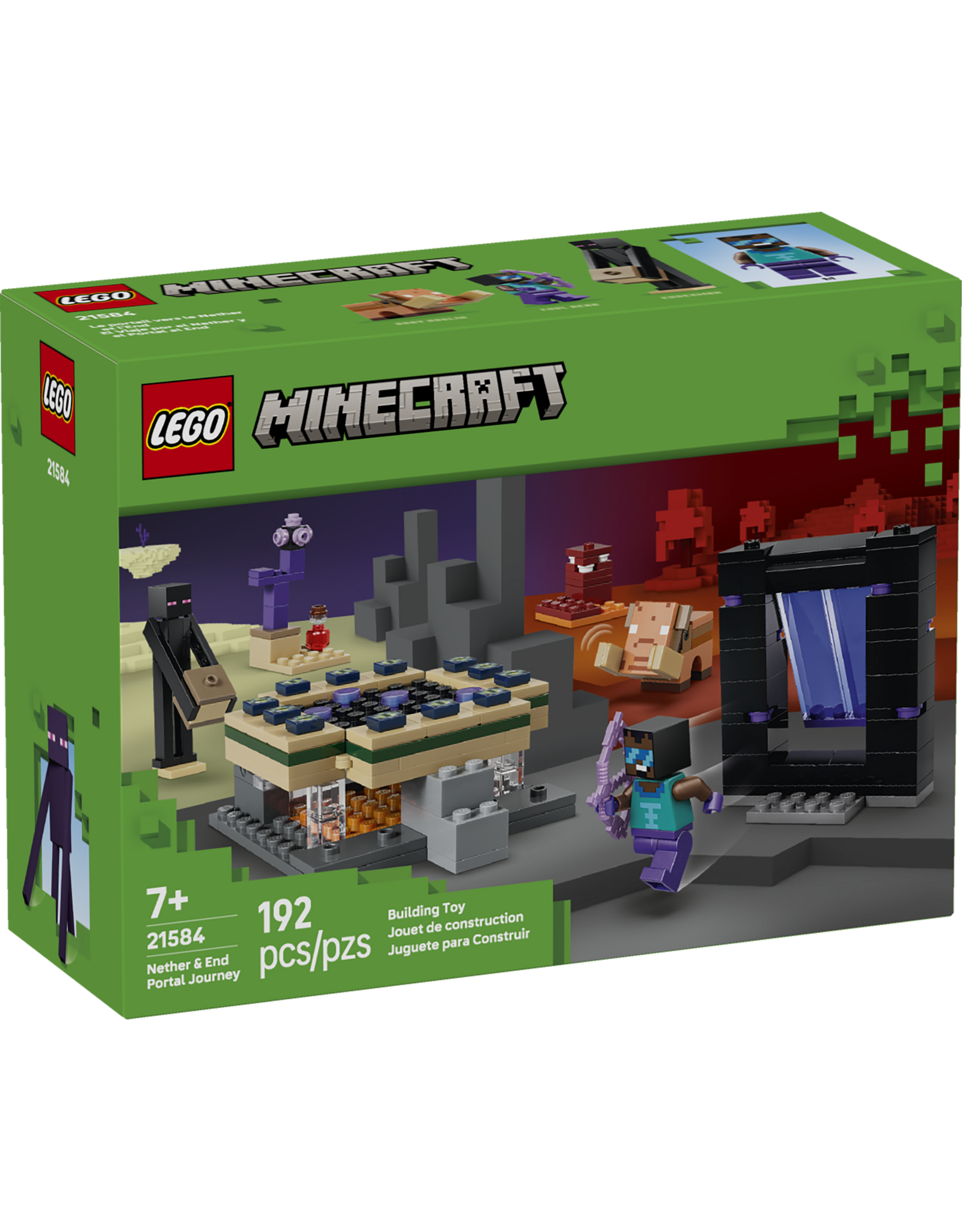 LEGO Minecraft 21584 Nether & End Portal Journey