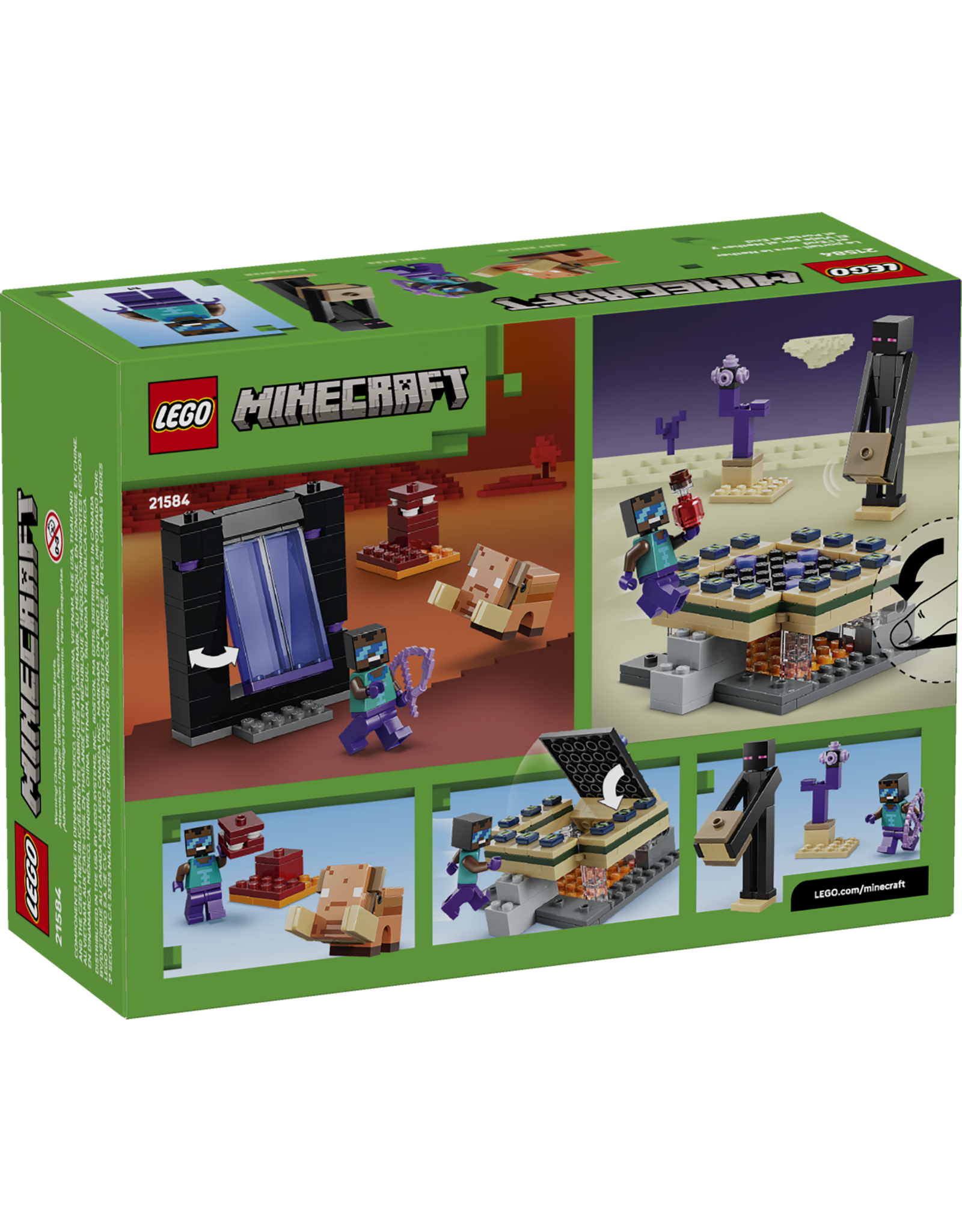 LEGO Minecraft 21584 Nether & End Portal Journey