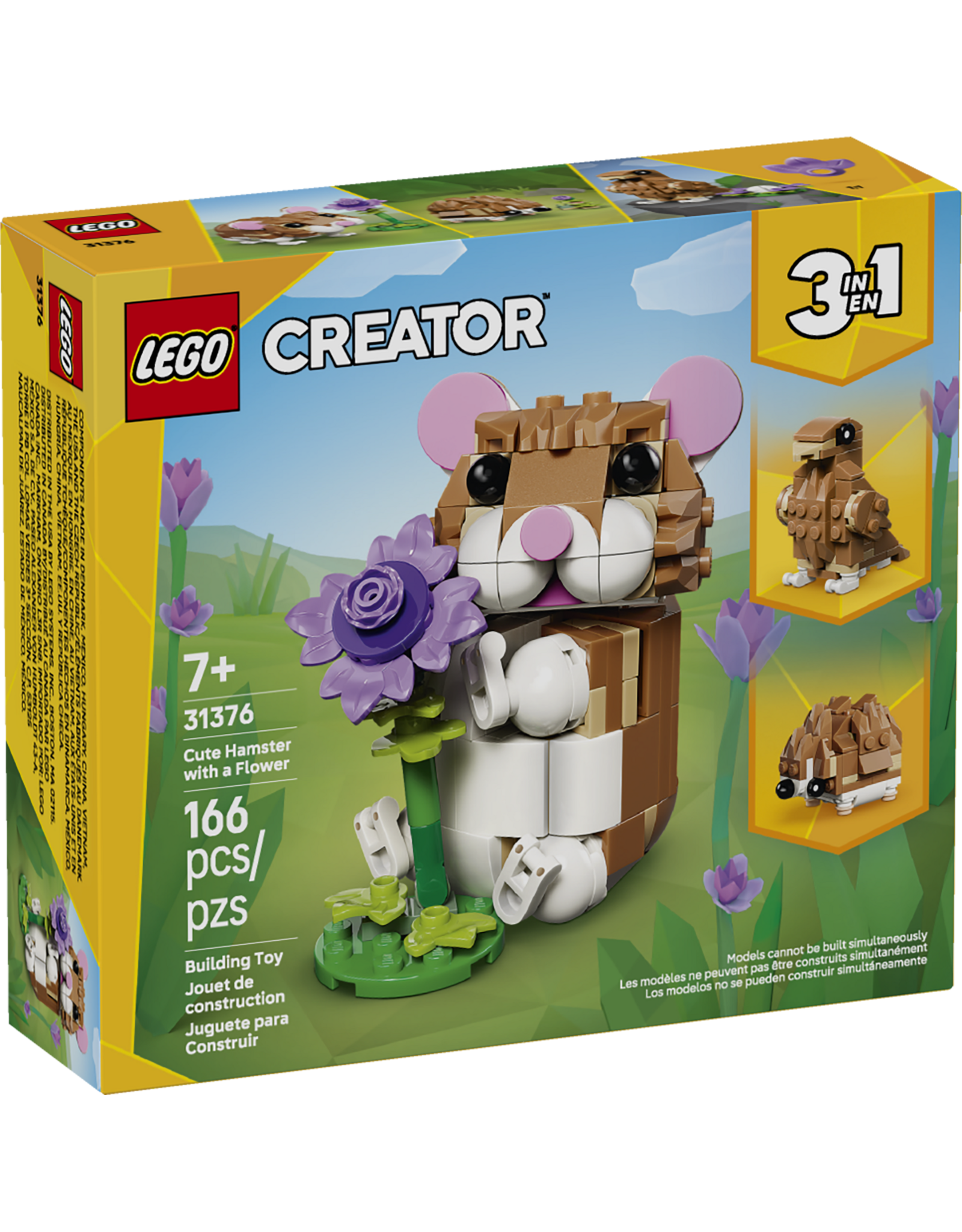 LEGO Creator 31376 Cute Hamster with a Flower