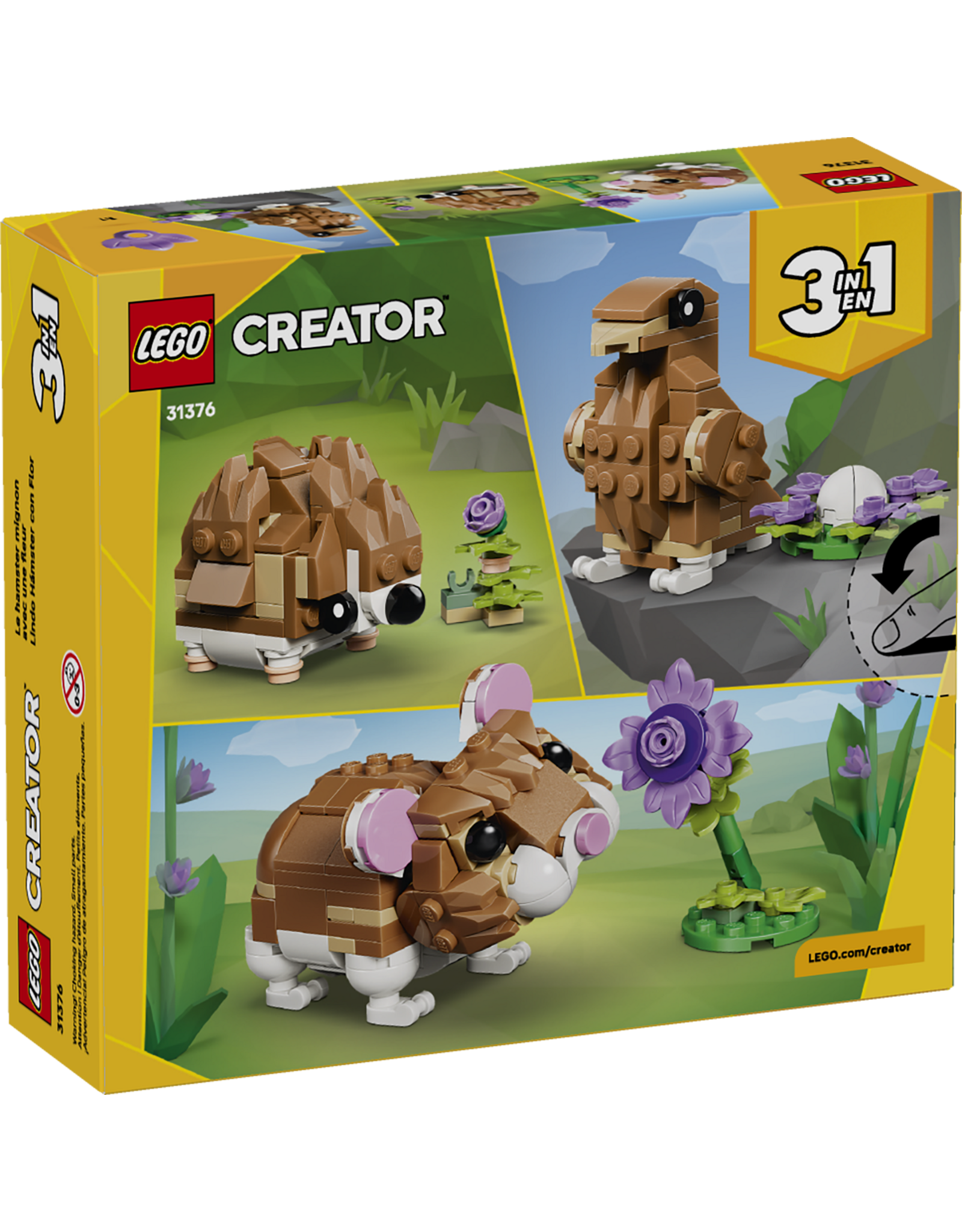 LEGO Creator 31376 Cute Hamster with a Flower