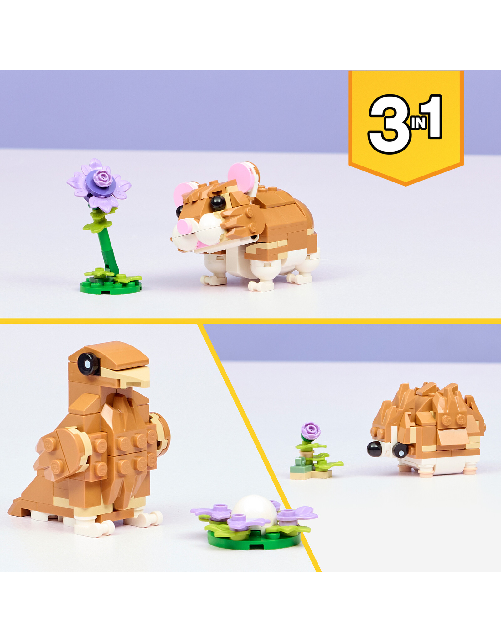 LEGO Creator 31376 Cute Hamster with a Flower