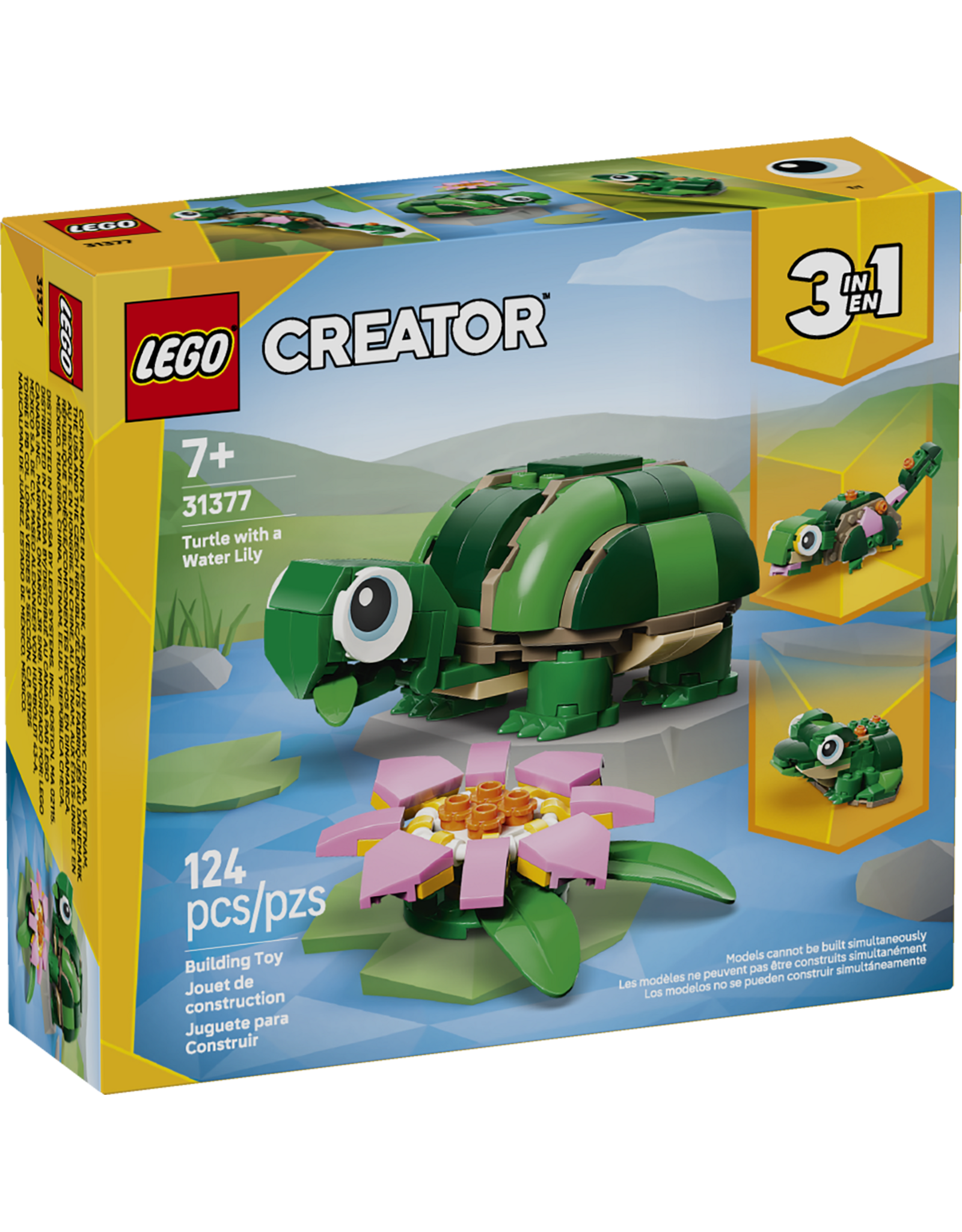 LEGO Creator 31377 Turtle with a Water Lily Flower