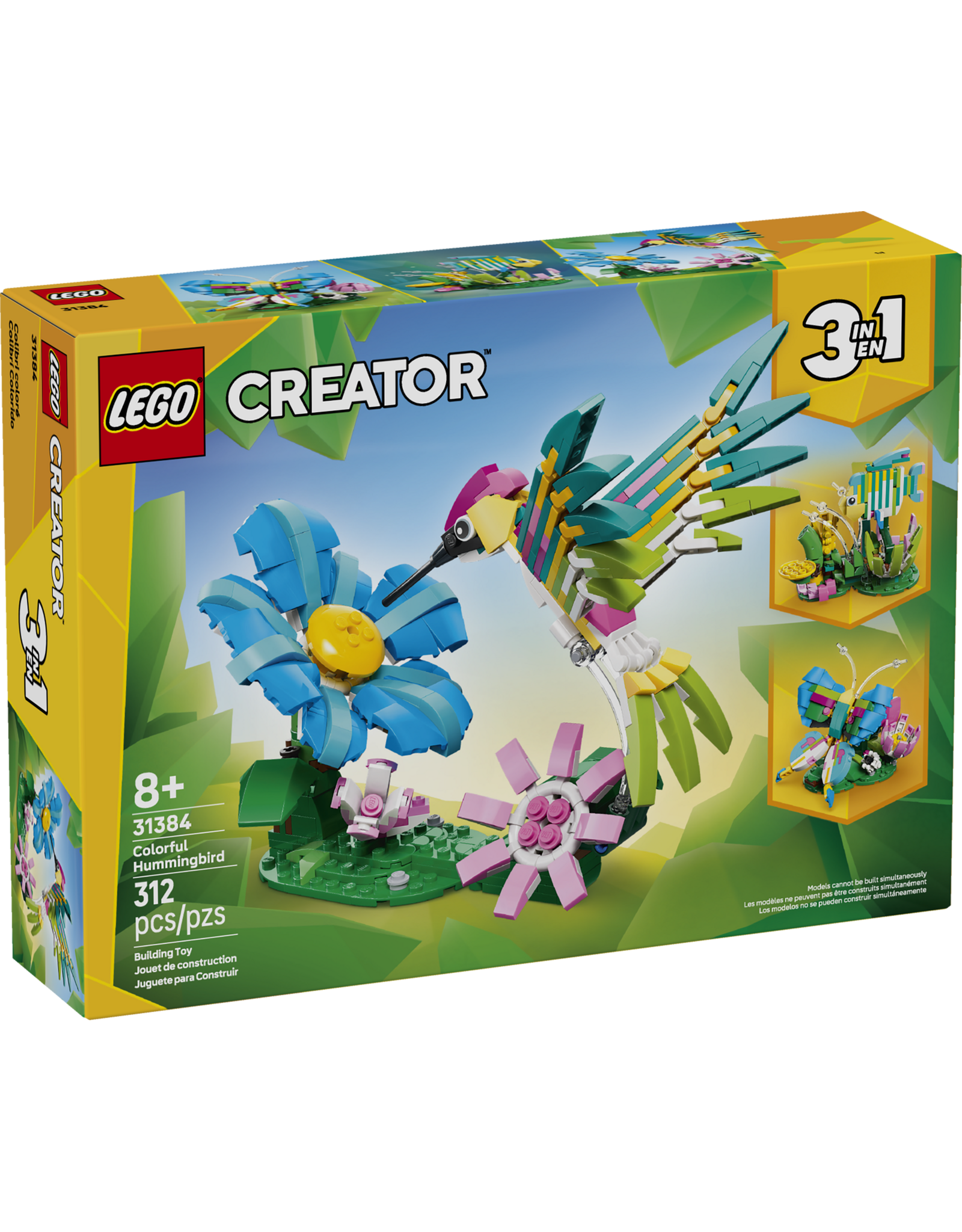 LEGO Creator 31384 Wild Animals: Colourful Hummingbird