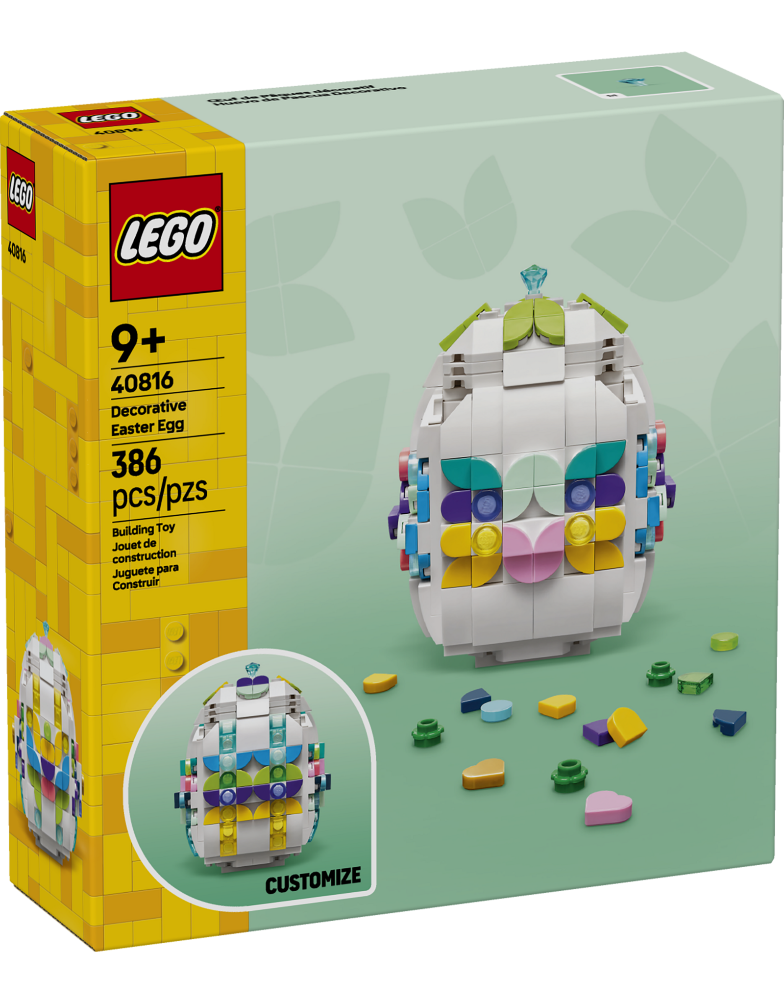 LEGO Iconic 40816 Decorative Easter Egg