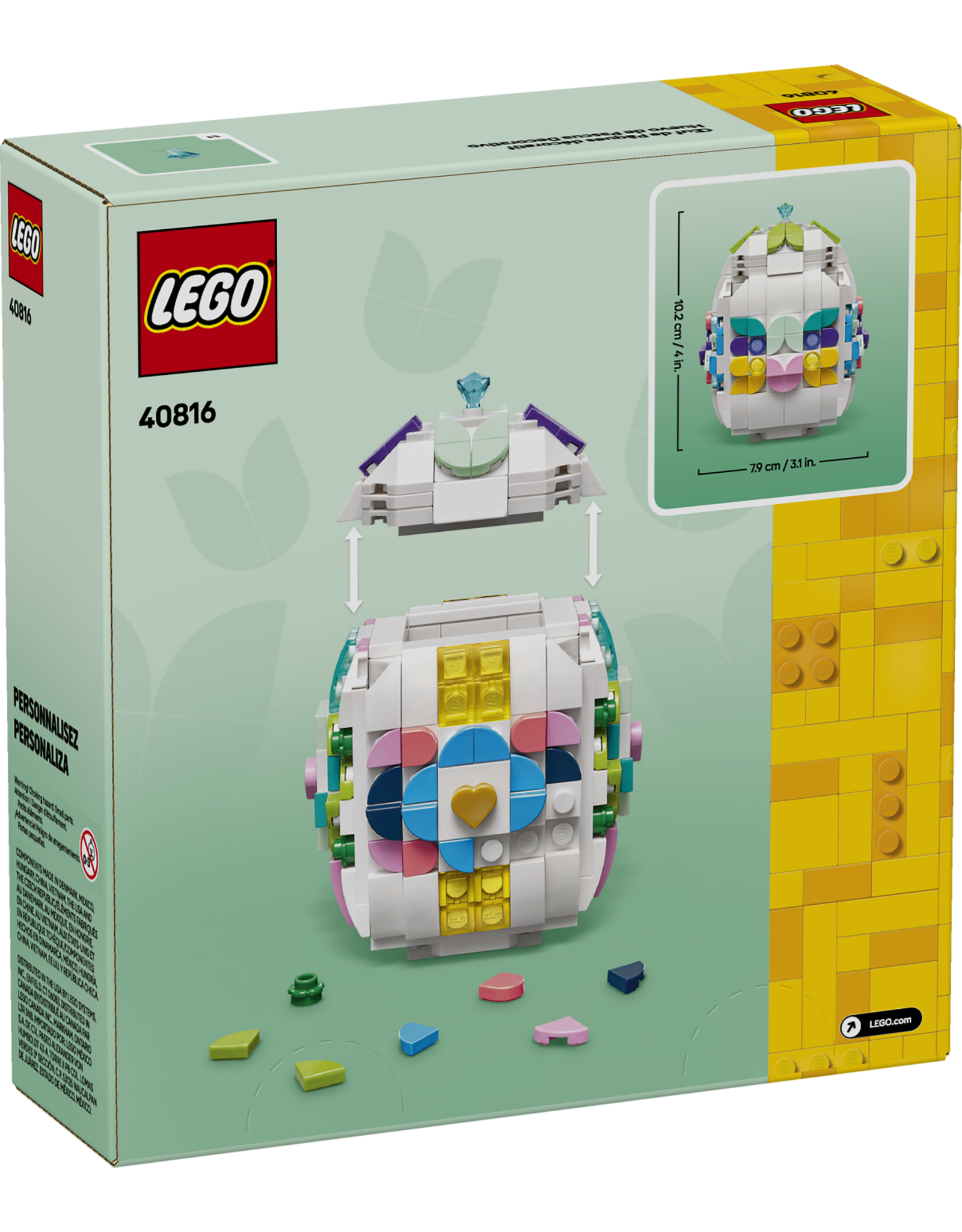 LEGO Iconic 40816 Decorative Easter Egg