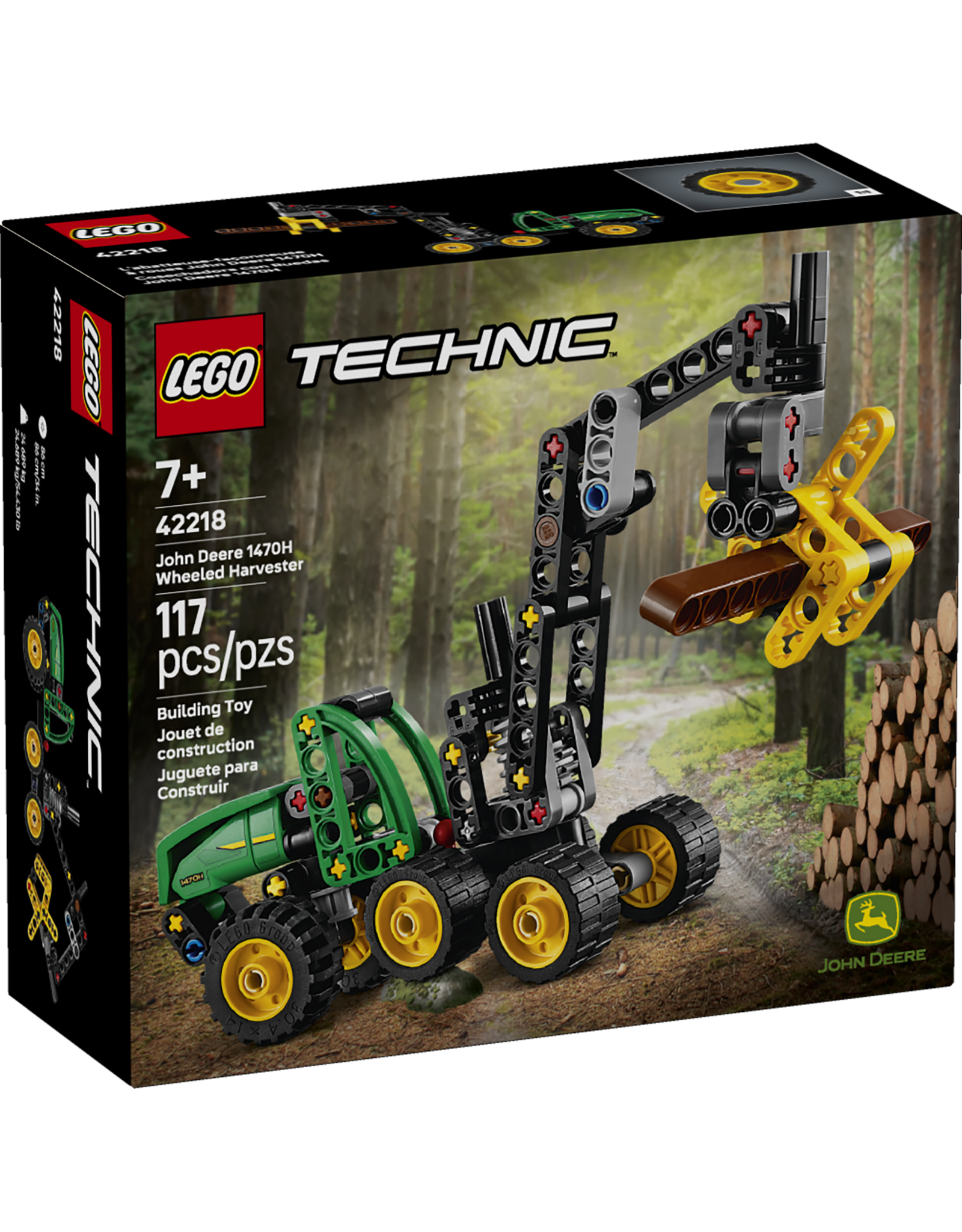 LEGO Technic 42218 John Deere 1470H Wheeled Harvester
