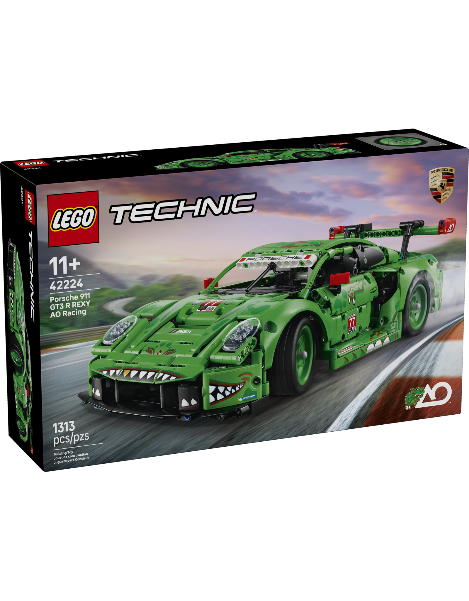 LEGO Technic 42224 Porsche 911 GT3 R REXY AO Racing Car