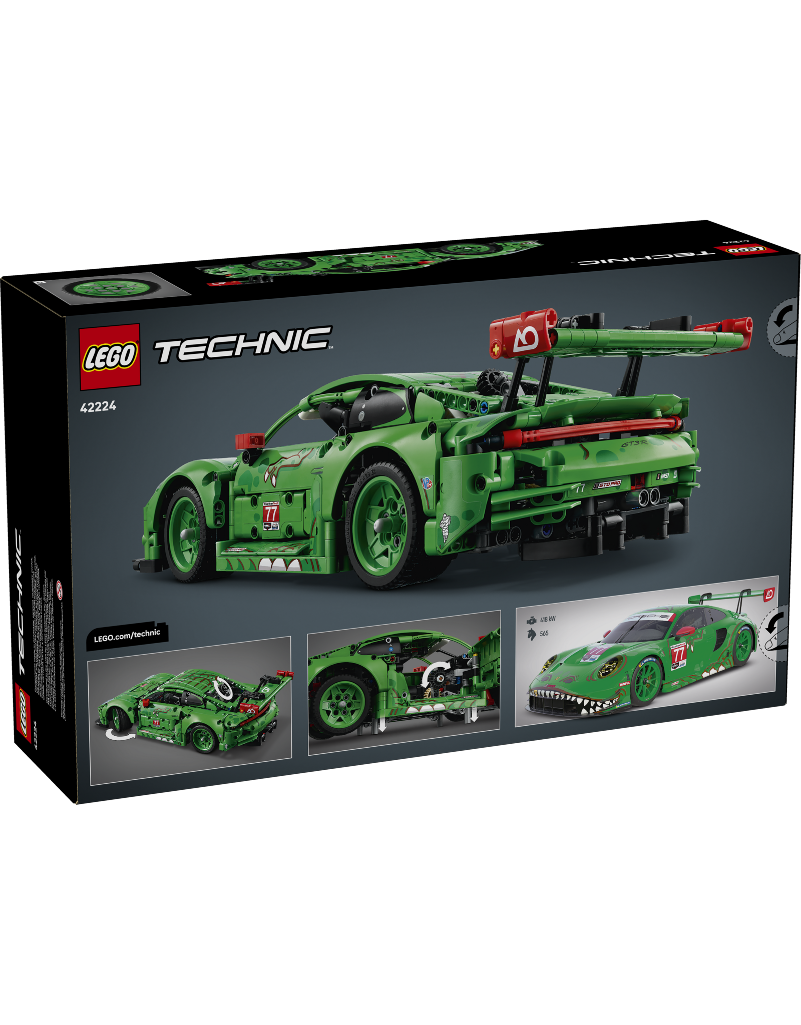 LEGO Technic 42224 Porsche 911 GT3 R REXY AO Racing Car