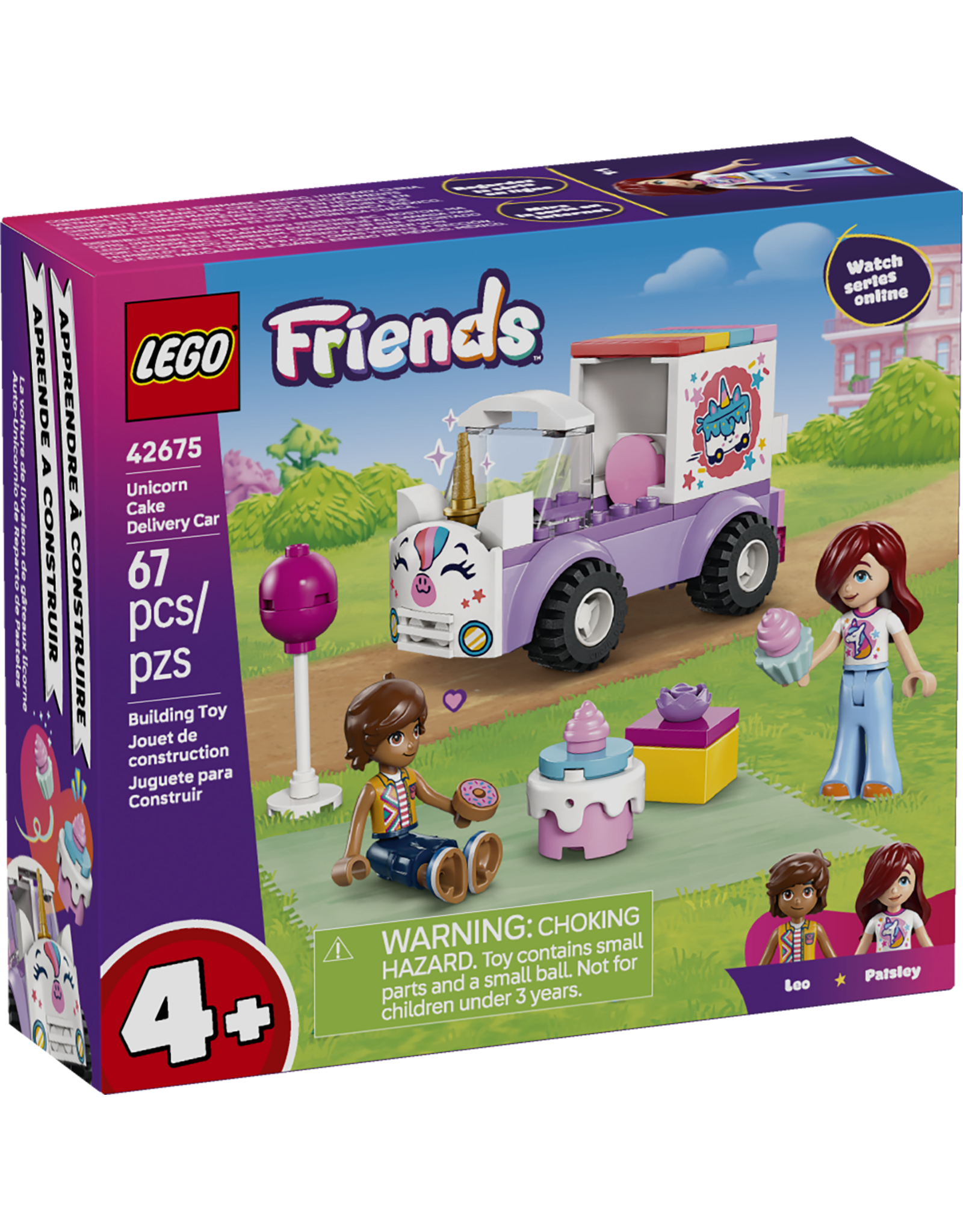 LEGO Friends 42675 Unicorn Cake Delivery Car