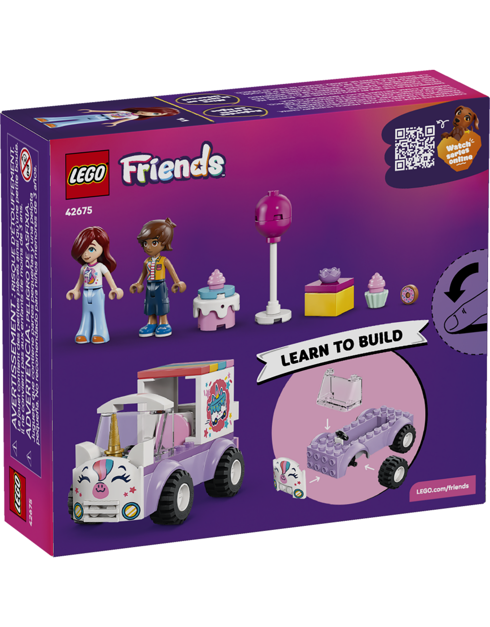 LEGO Friends 42675 Unicorn Cake Delivery Car