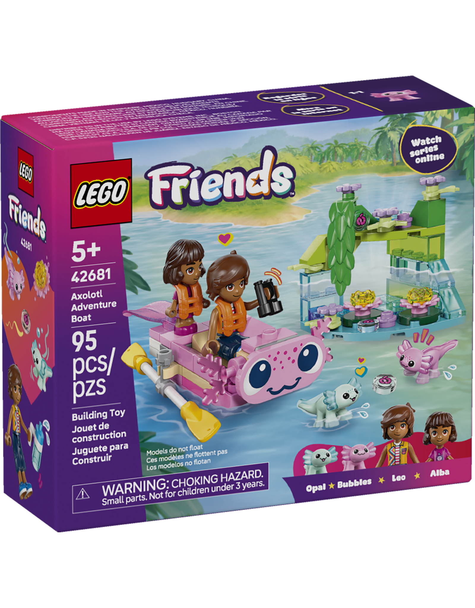 LEGO Friends 42681 Axolotl Adventure Boat