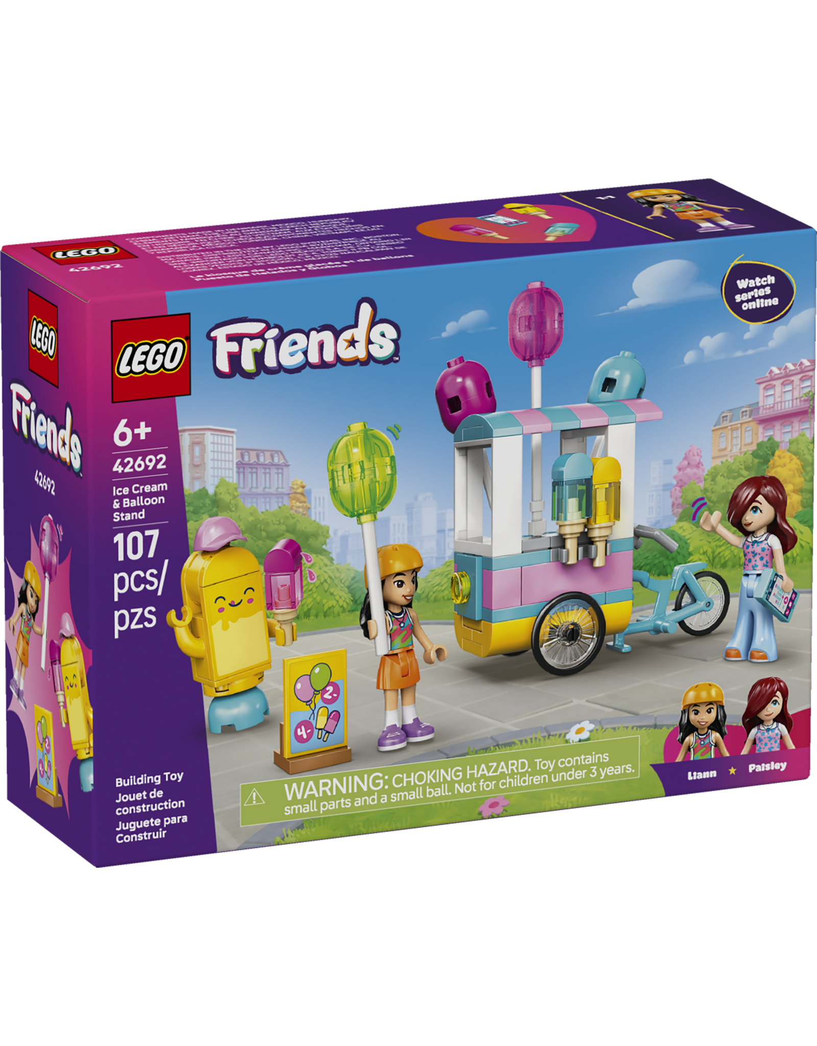 LEGO Friends 42692 Ice Cream & Balloon Stand