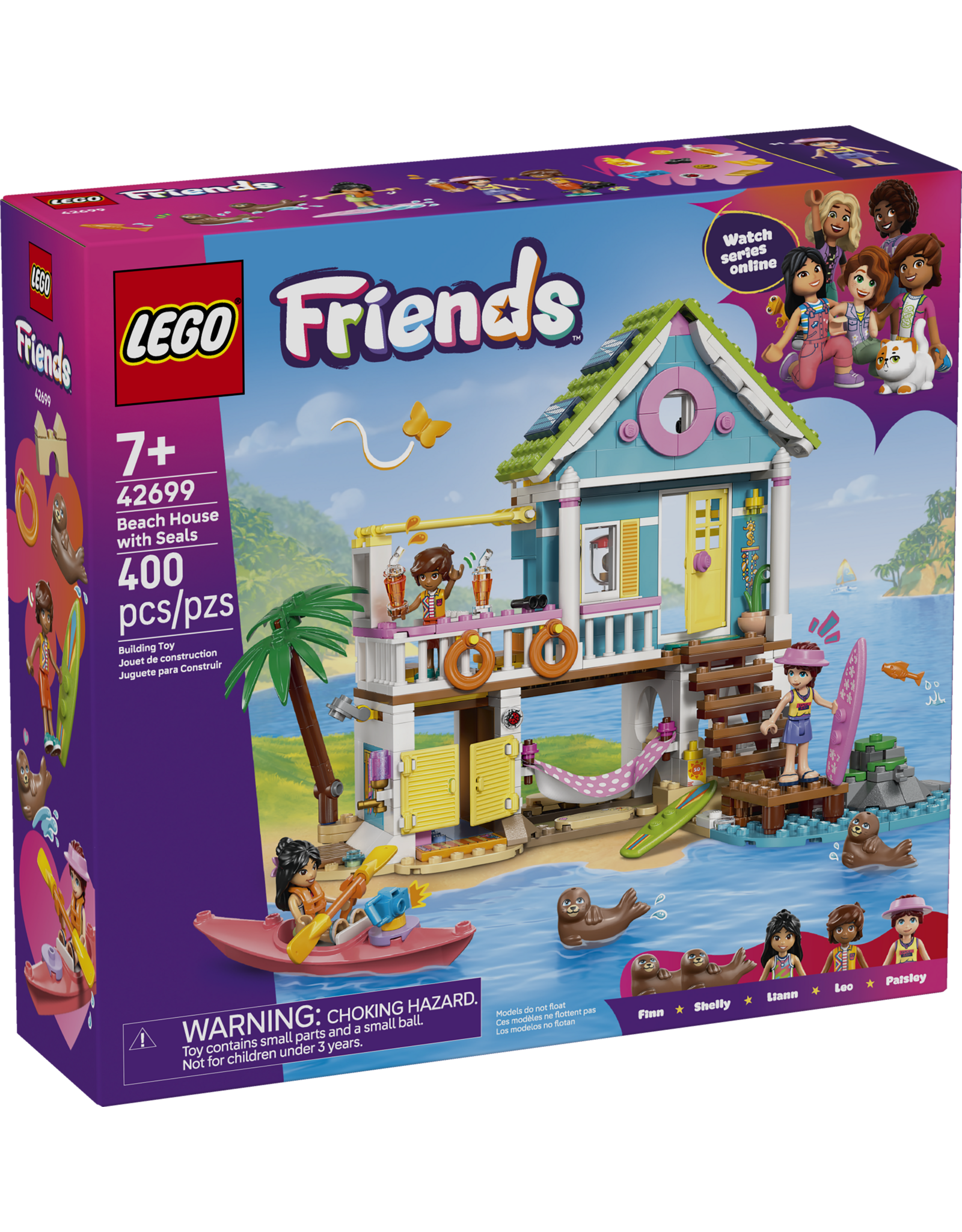 LEGO Friends 42699 Beach House with Seals