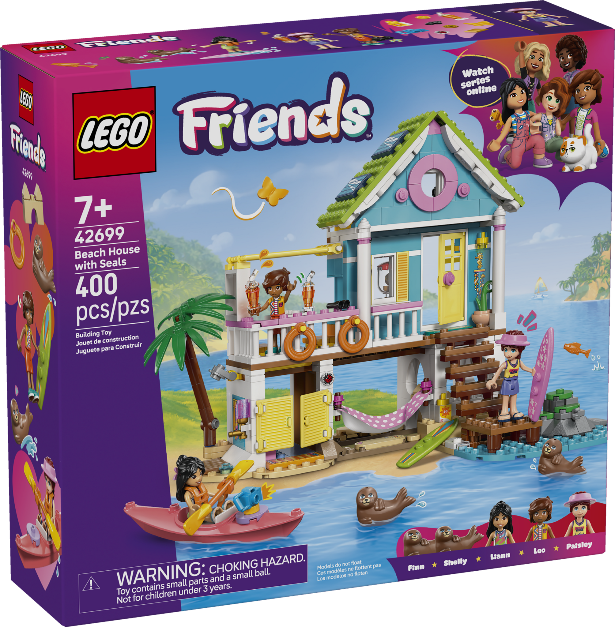 Friends 42699 Beach House with Seals - The Swag Sisters Toy Store