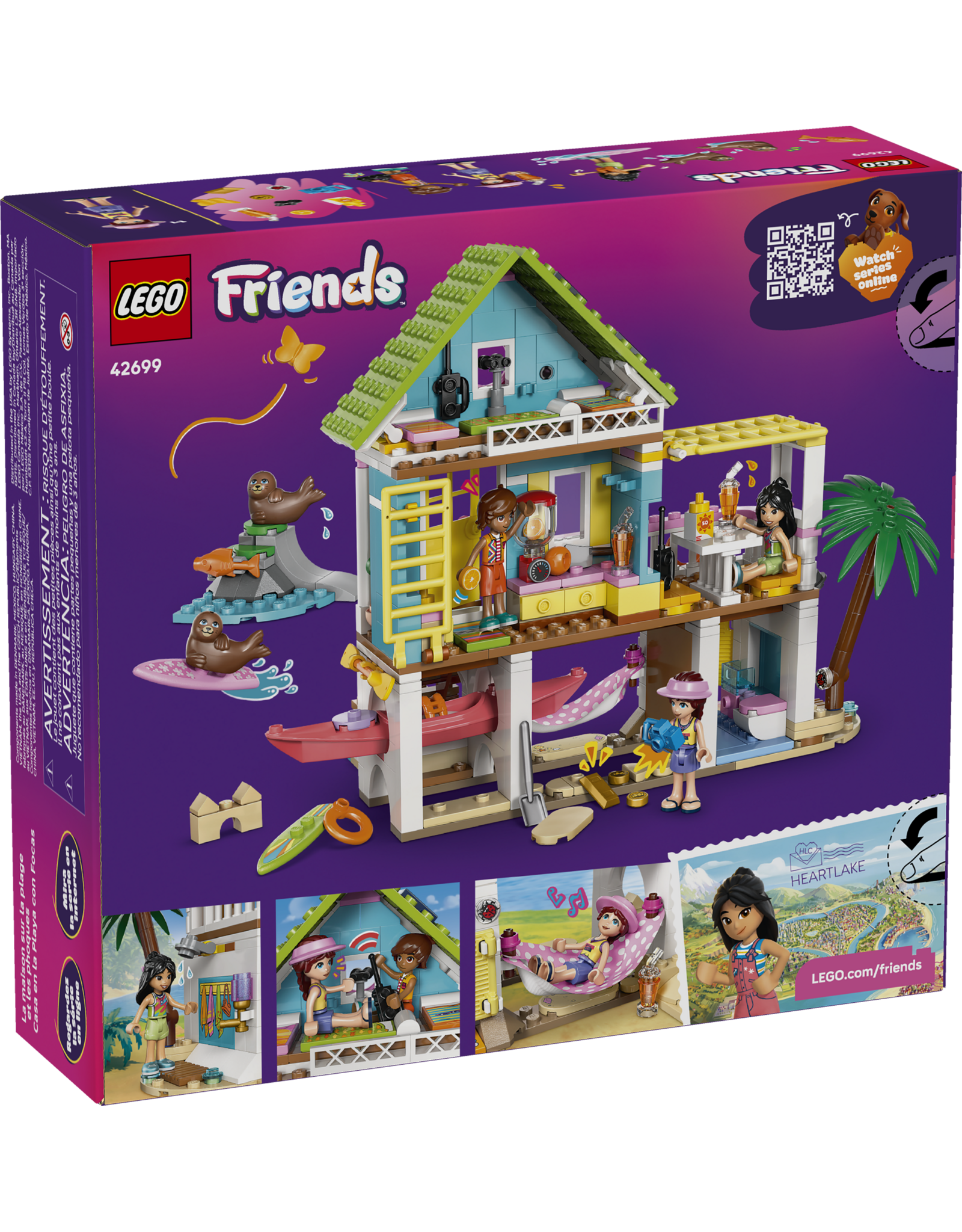 LEGO Friends 42699 Beach House with Seals