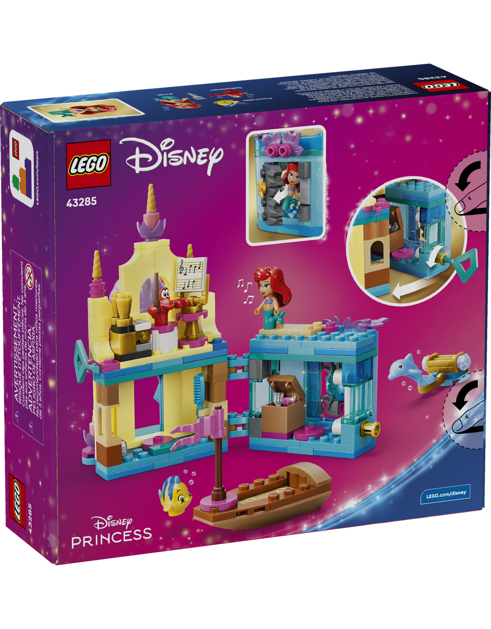 LEGO Disney Princess 43285 Ariel's Magical Mini Palace