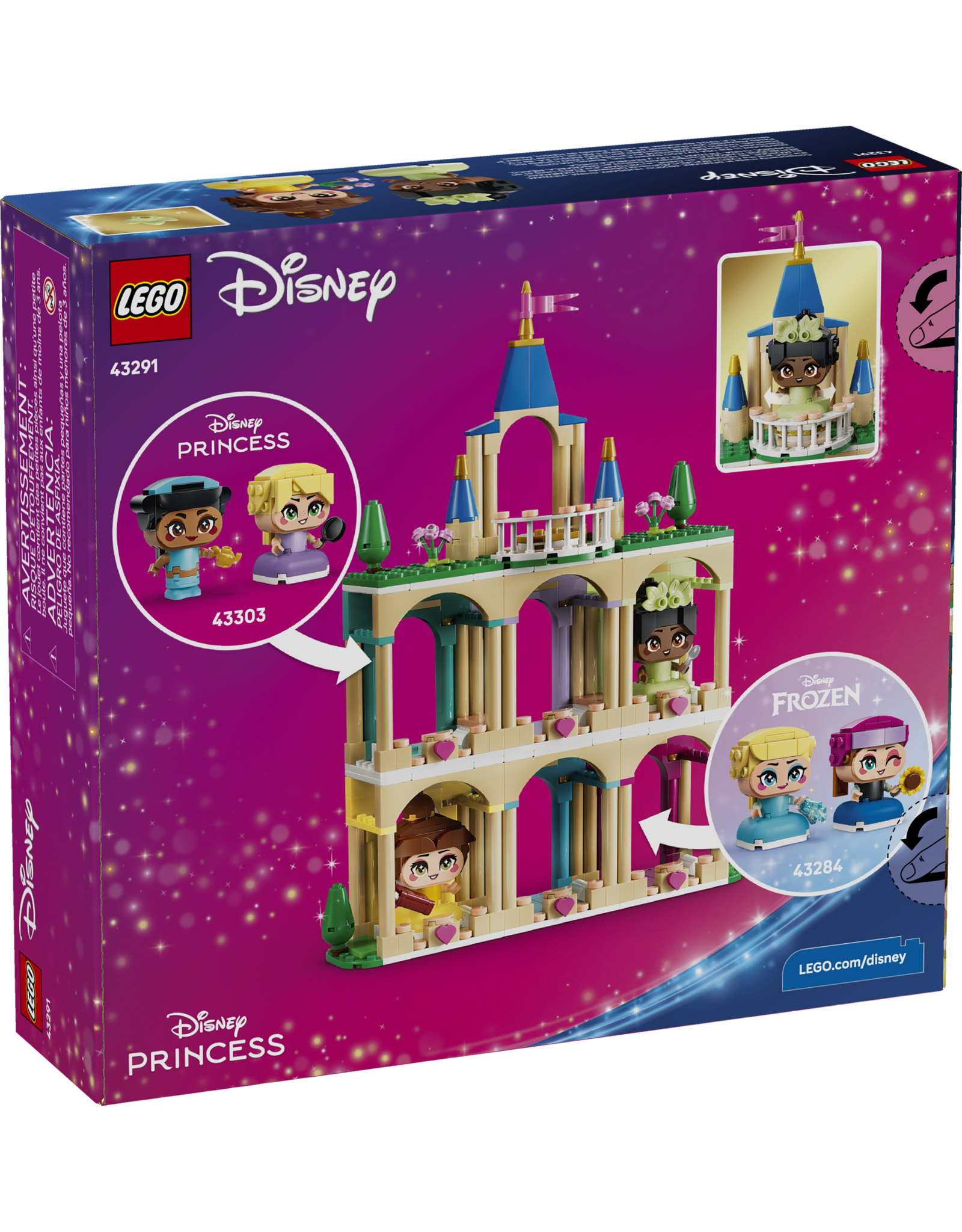 LEGO Disney 43291 Mini Belle & Tiana with Castle