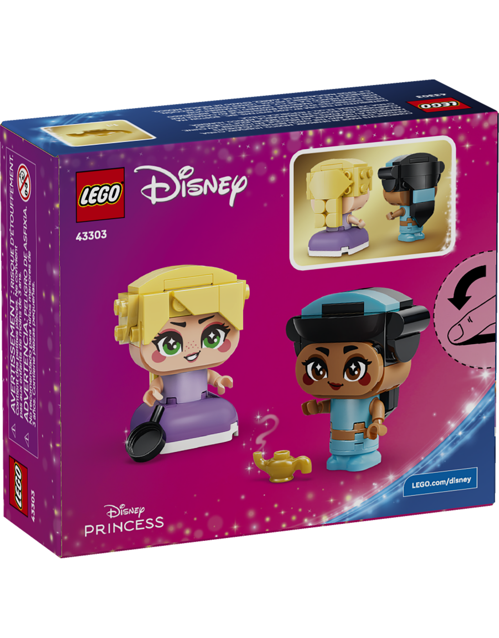 LEGO Disney 43303 Mini Jasmine & Rapunzel