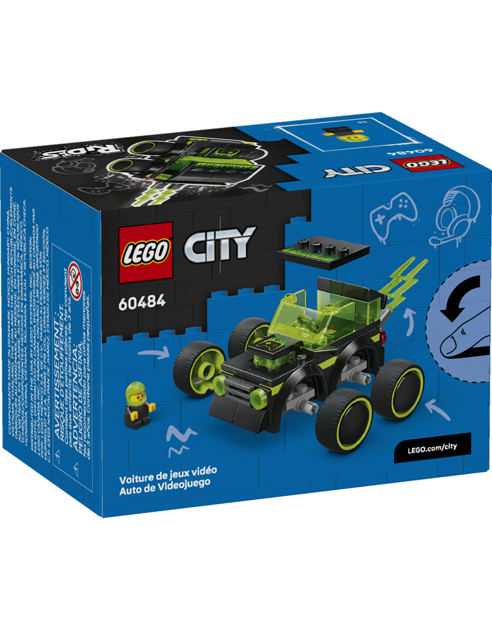 LEGO City 60484 Rides - Gaming Race Car