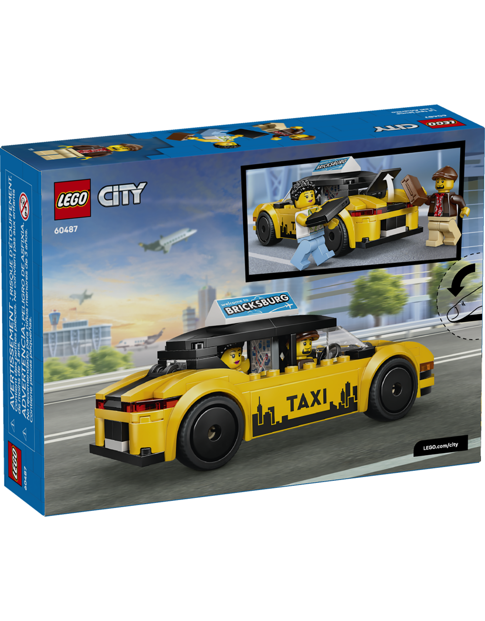 LEGO City 60487 Yellow Taxi