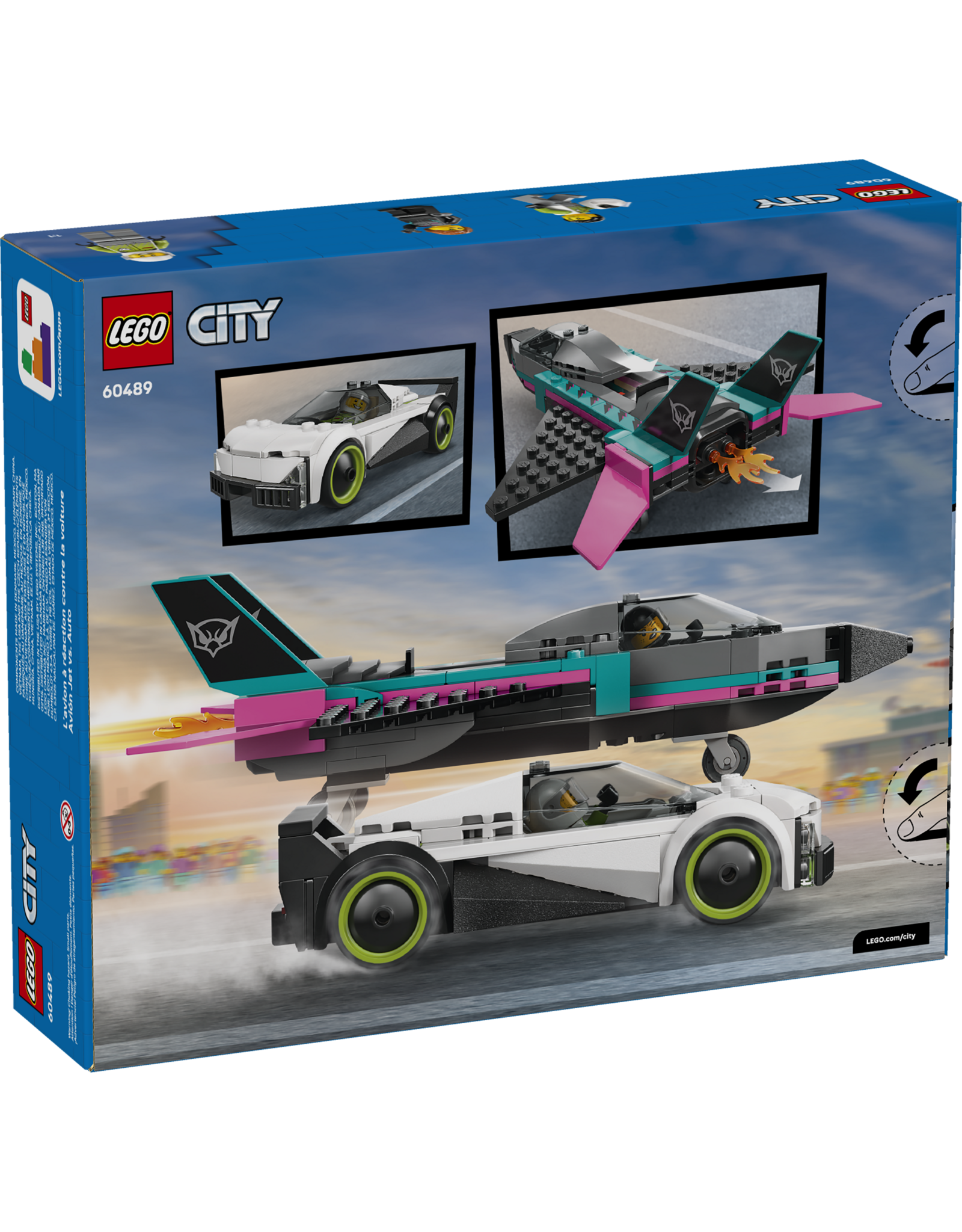 LEGO City 60489 Jet vs. Car