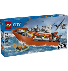 LEGO City 60504 Coast Guard Rescue Boat & Helicopter