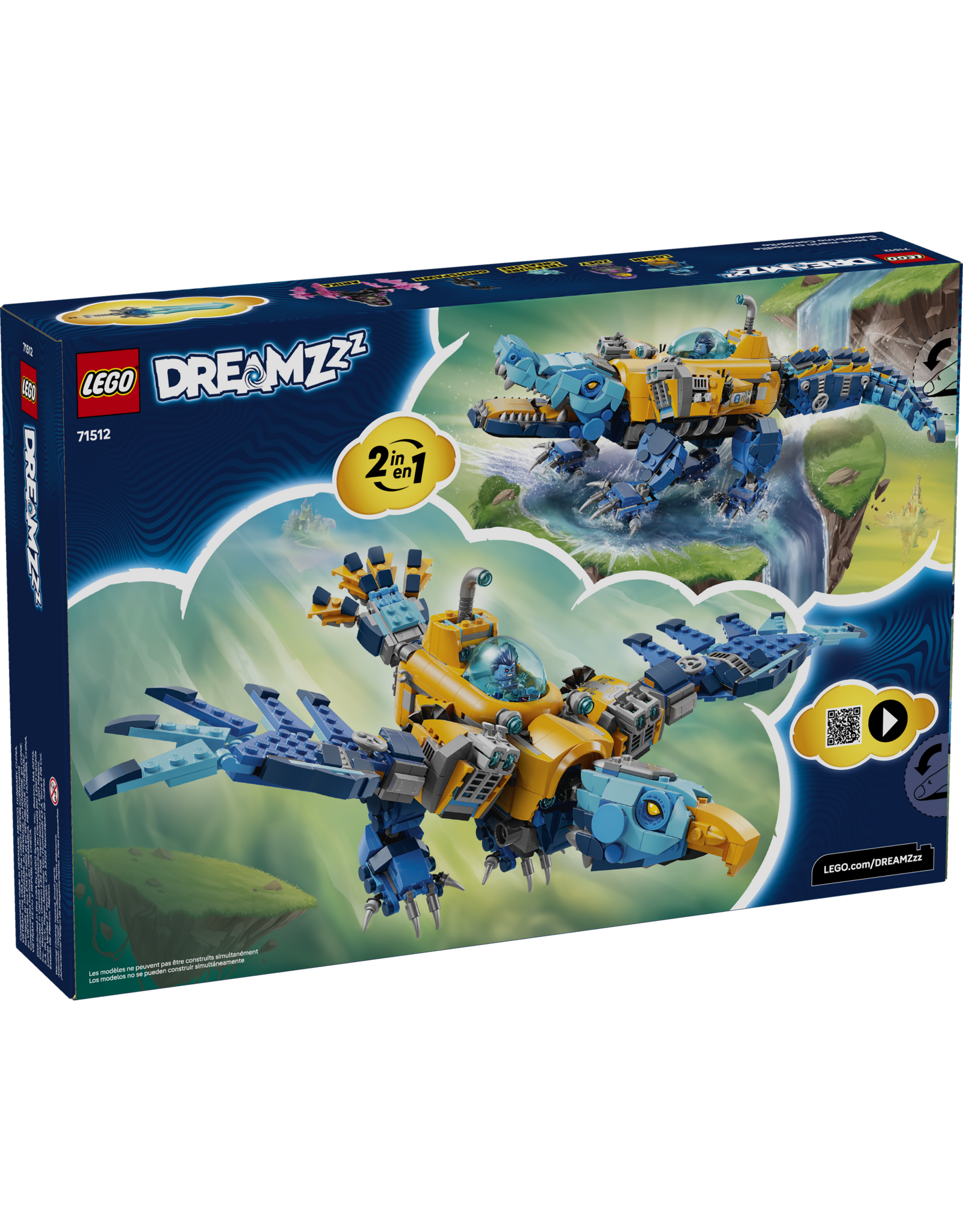 LEGO DREAMZzz 71512 Crocodile Submarine