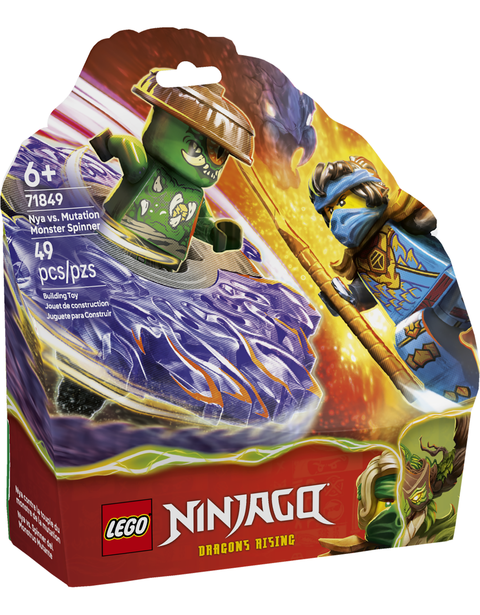 LEGO Ninjago 71849 Nya vs. Mutation Monster Spinner