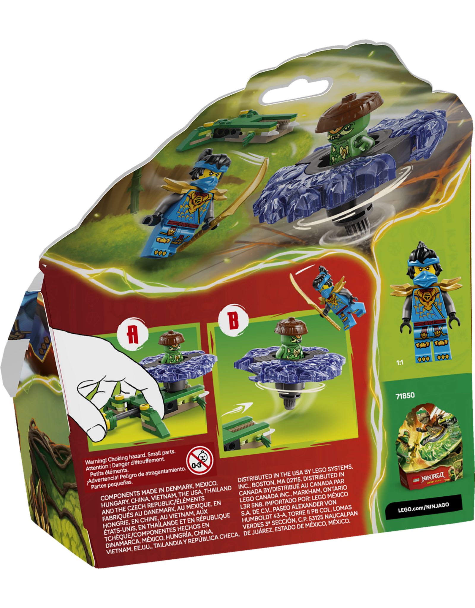 LEGO Ninjago 71849 Nya vs. Mutation Monster Spinner