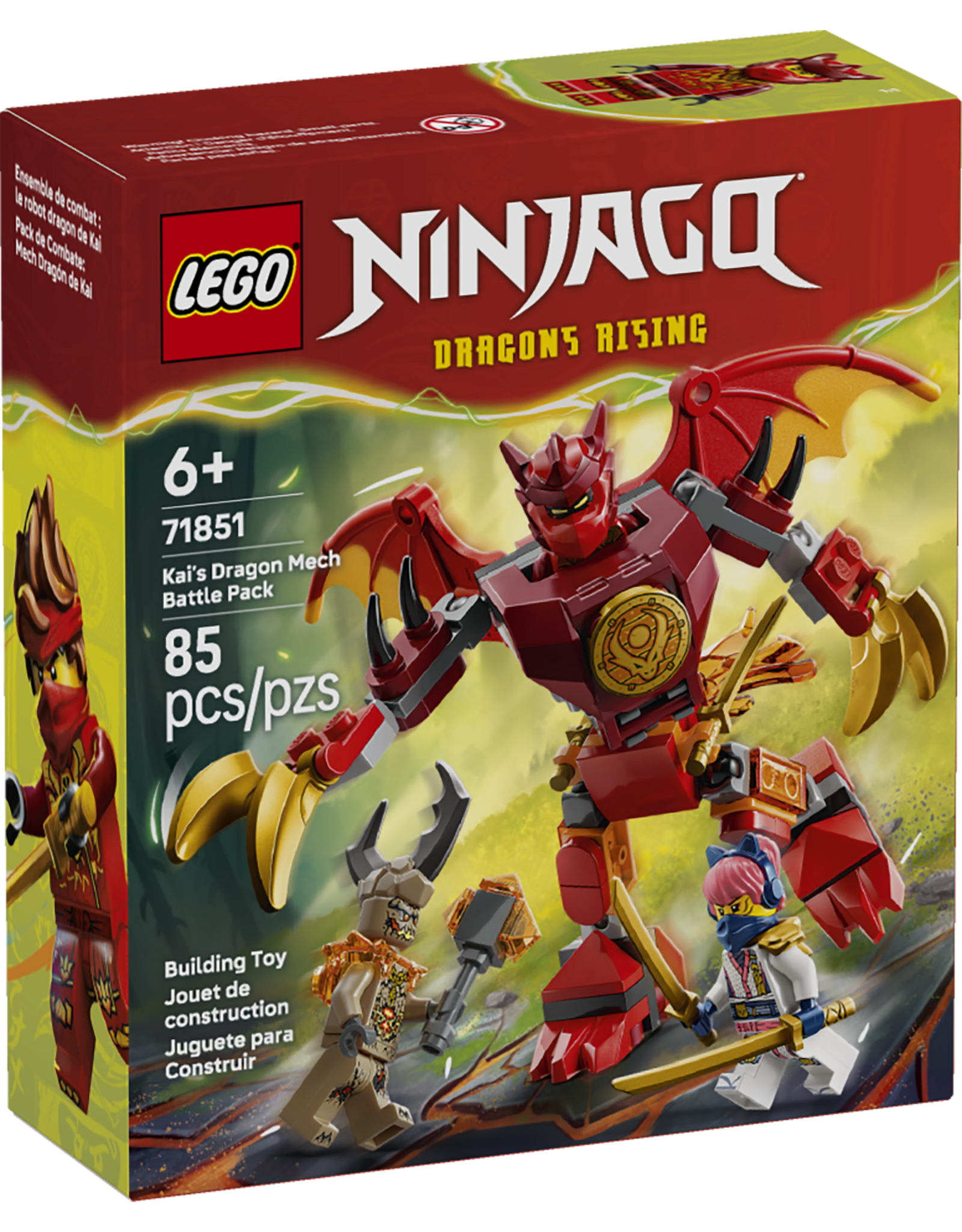LEGO Ninjago 71851 Kai's Dragon Mech Battle Pack