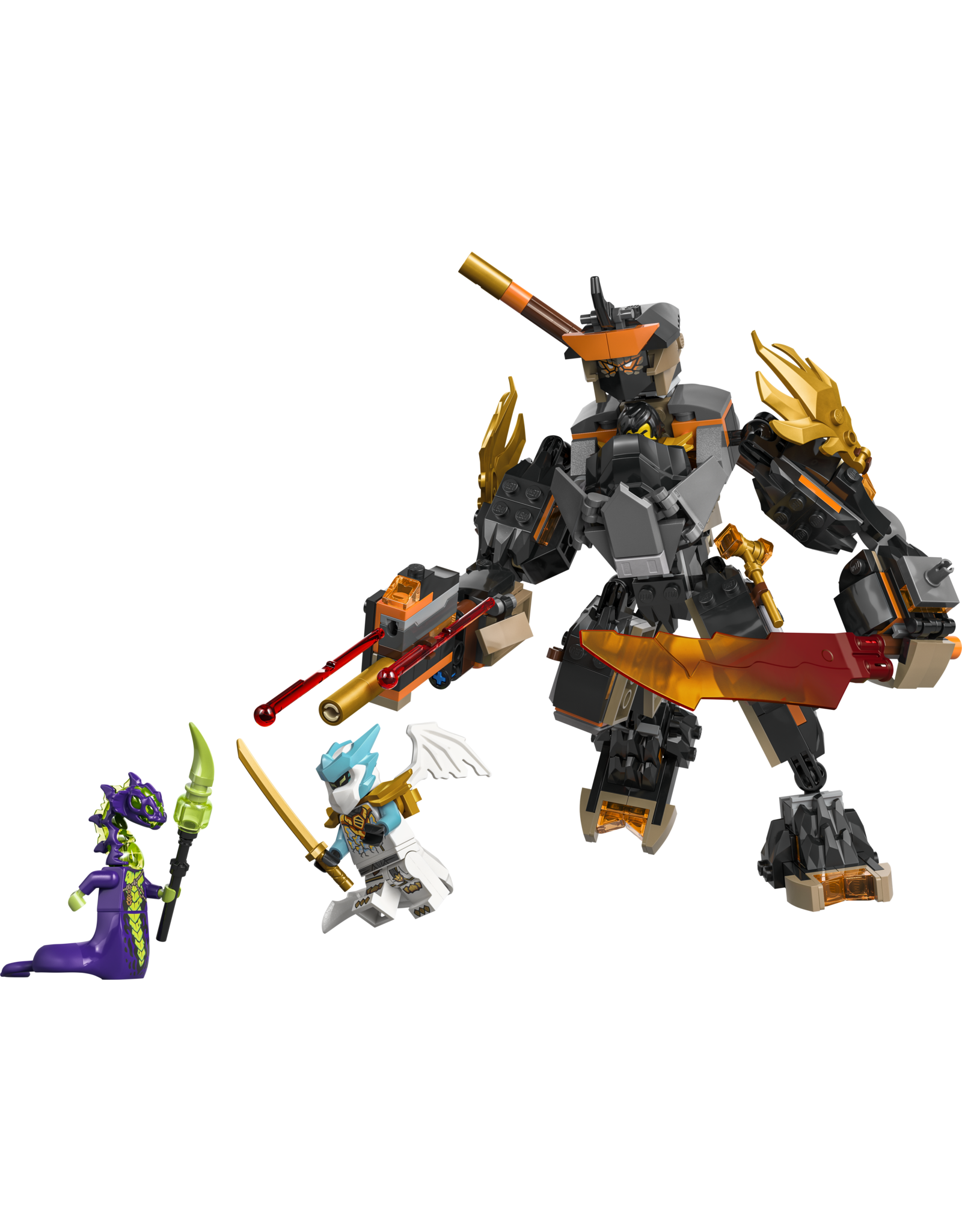 LEGO Ninjago 71854 Cole's Mission Mech & Dragon Zane