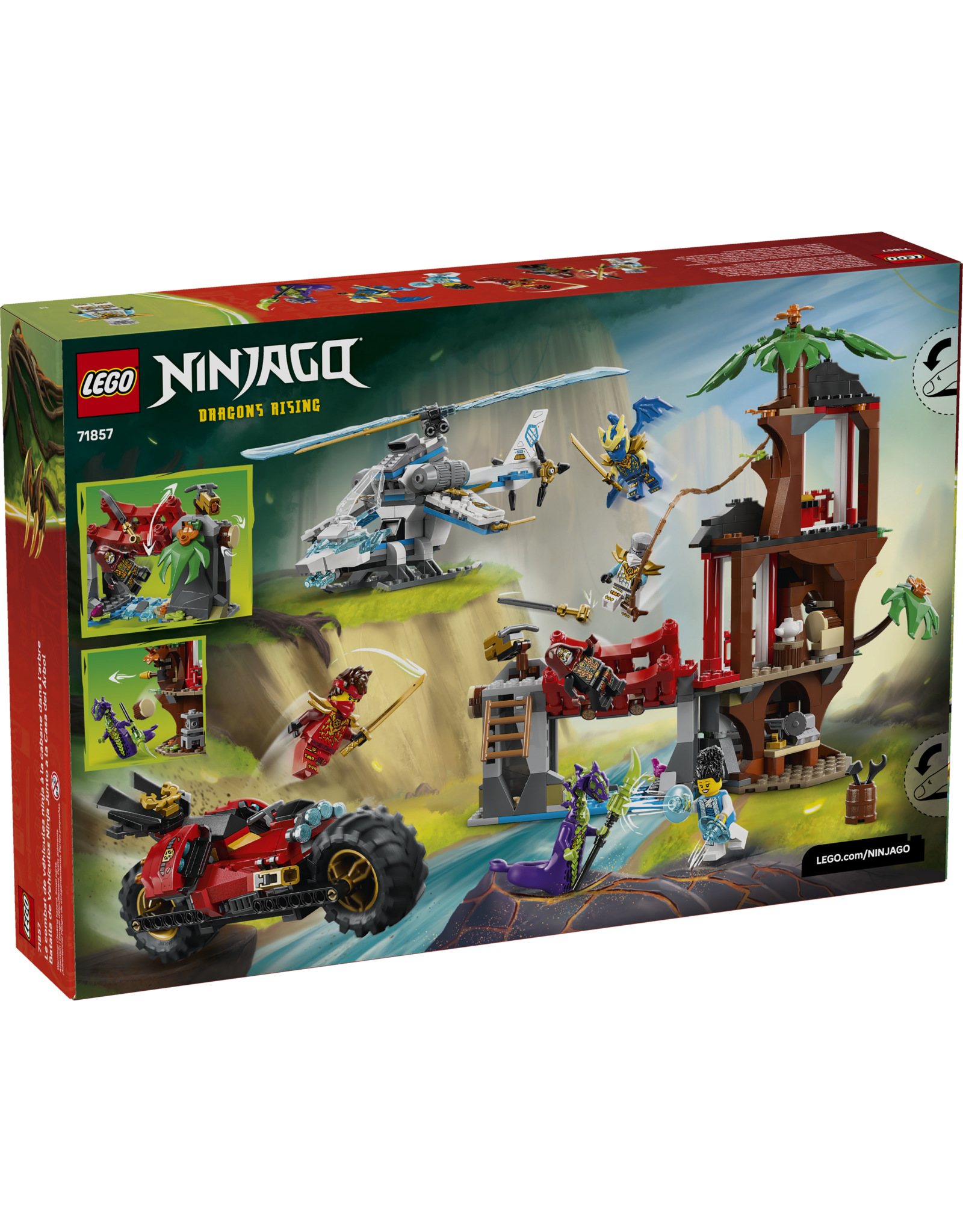 LEGO Ninjago 71857 Ninja Vehicle Tree House Battle