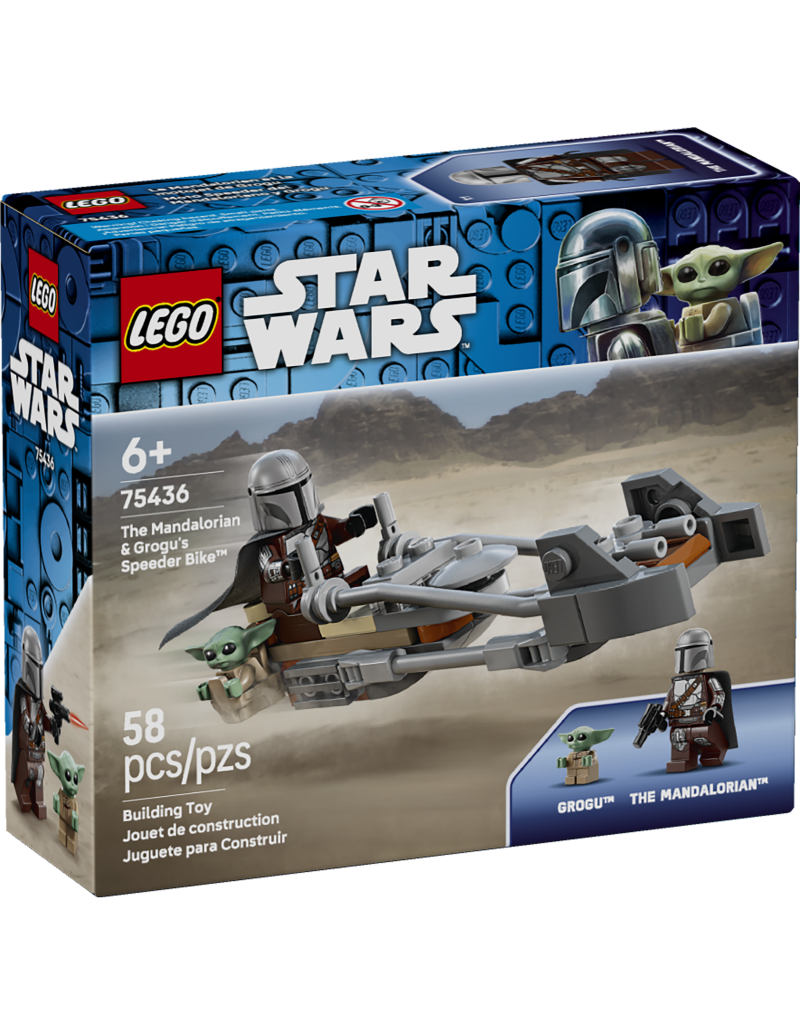 LEGO Star Wars 75436 The Mandalorian & Grogu's Speeder Bike