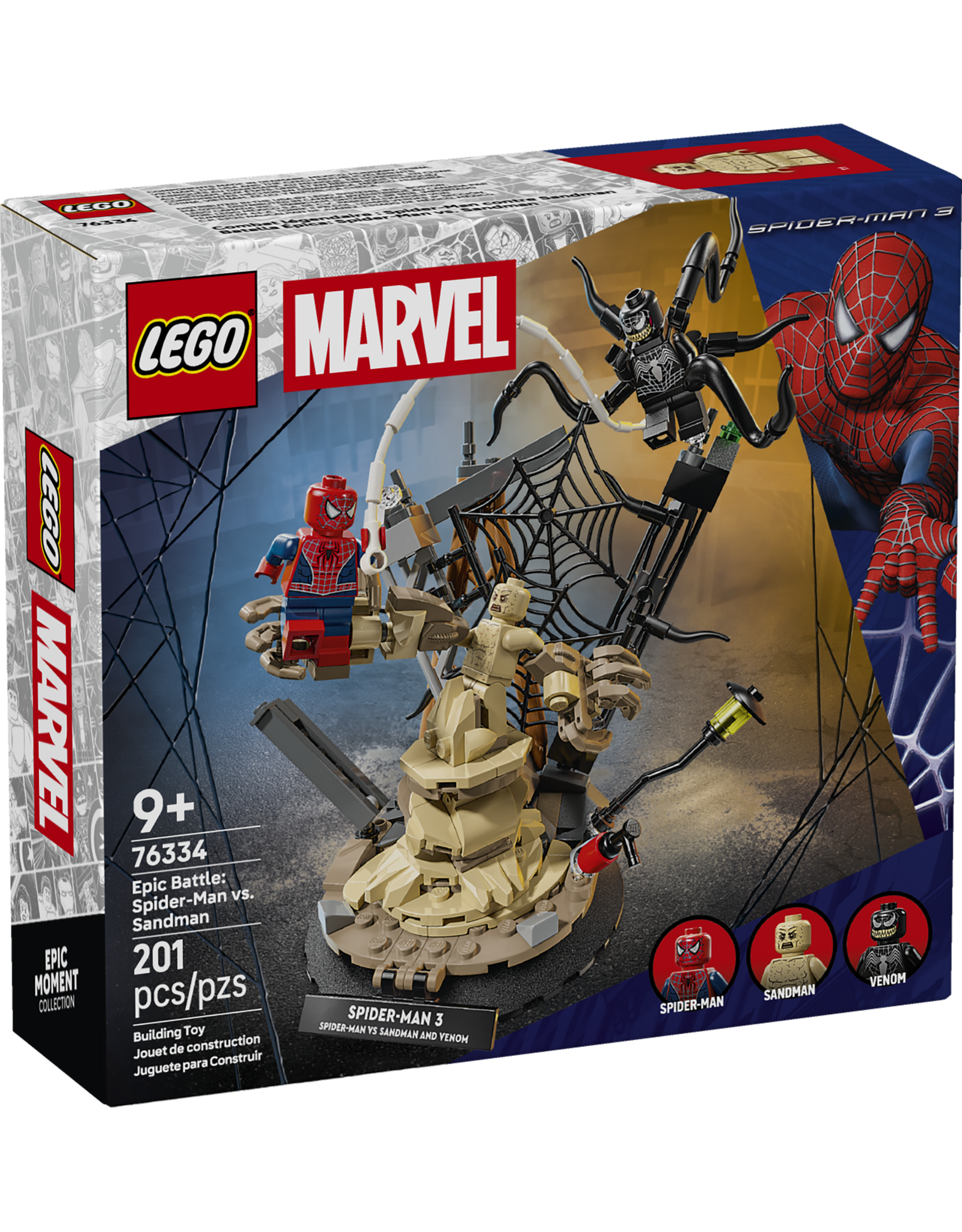 LEGO Super Heroes 76334 Epic Battle: Spider-Man vs. Sandman