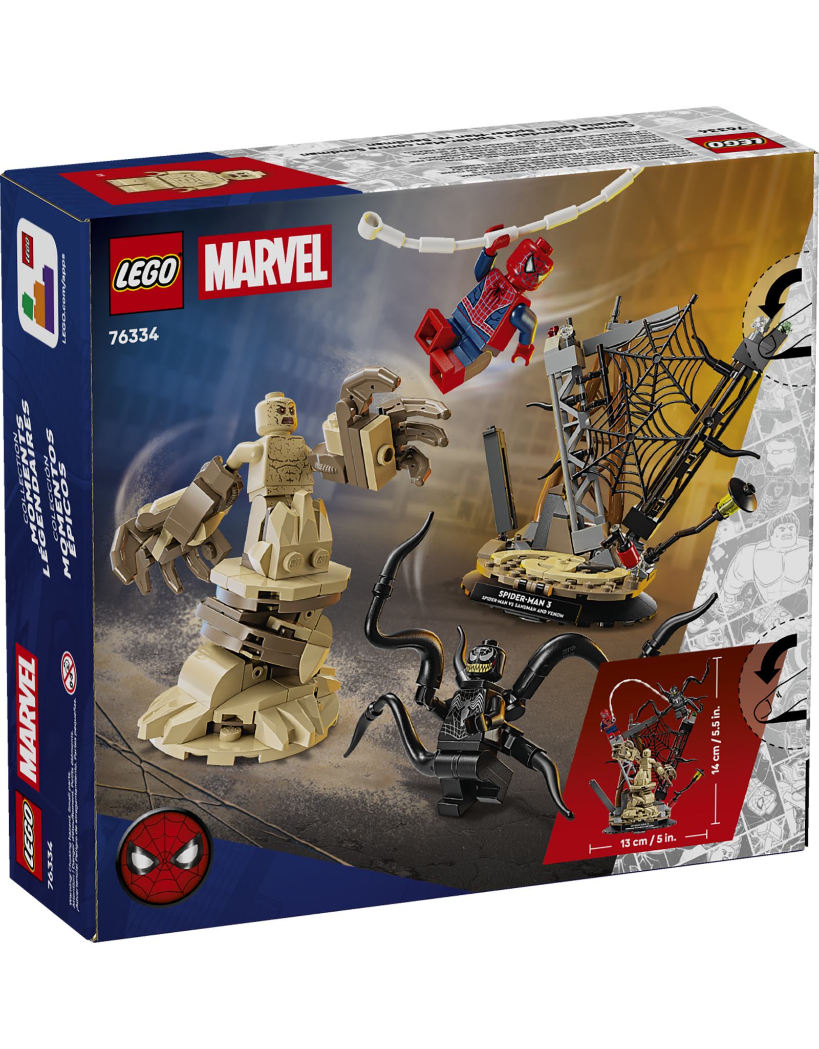 LEGO Super Heroes 76334 Epic Battle: Spider-Man vs. Sandman
