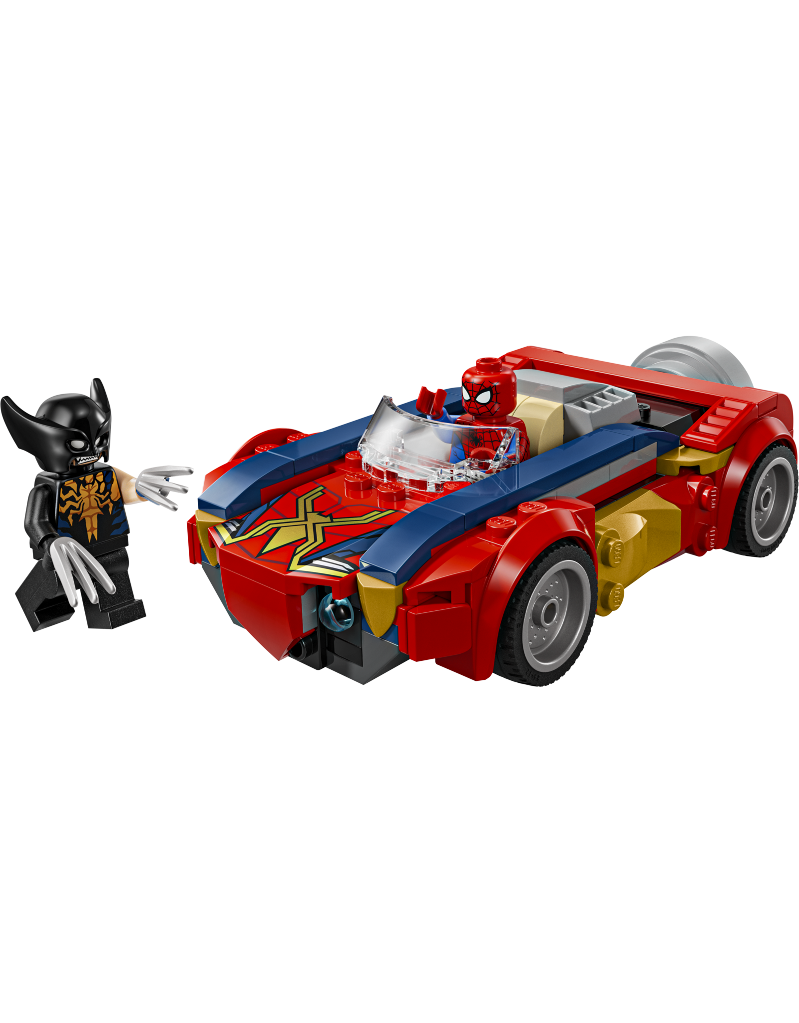 LEGO Super Heroes 76336 Spider-Man Car vs. Venomized Wolverine