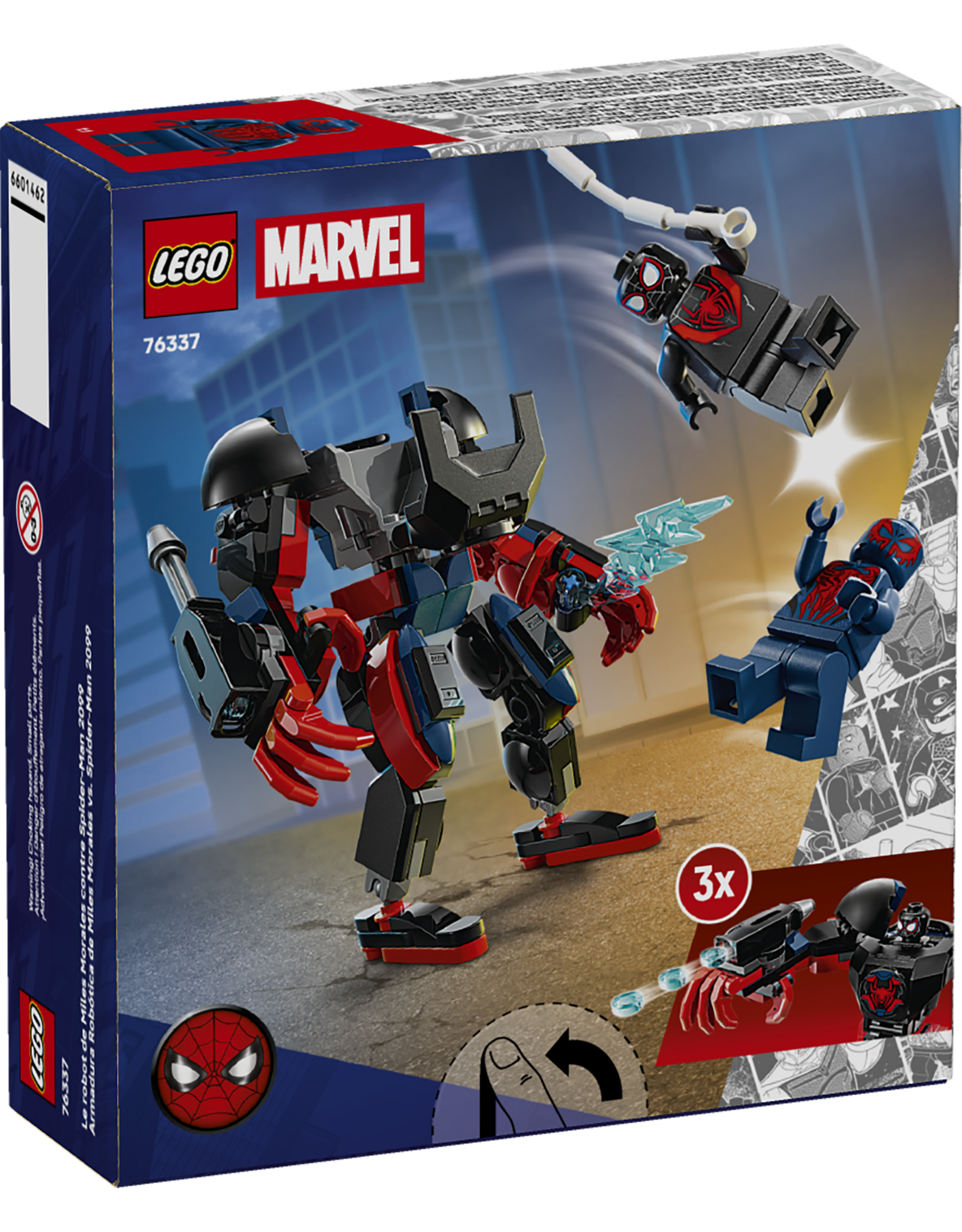 LEGO Super Heroes 76337 Miles Morales Mech vs. Spider-Man 2099